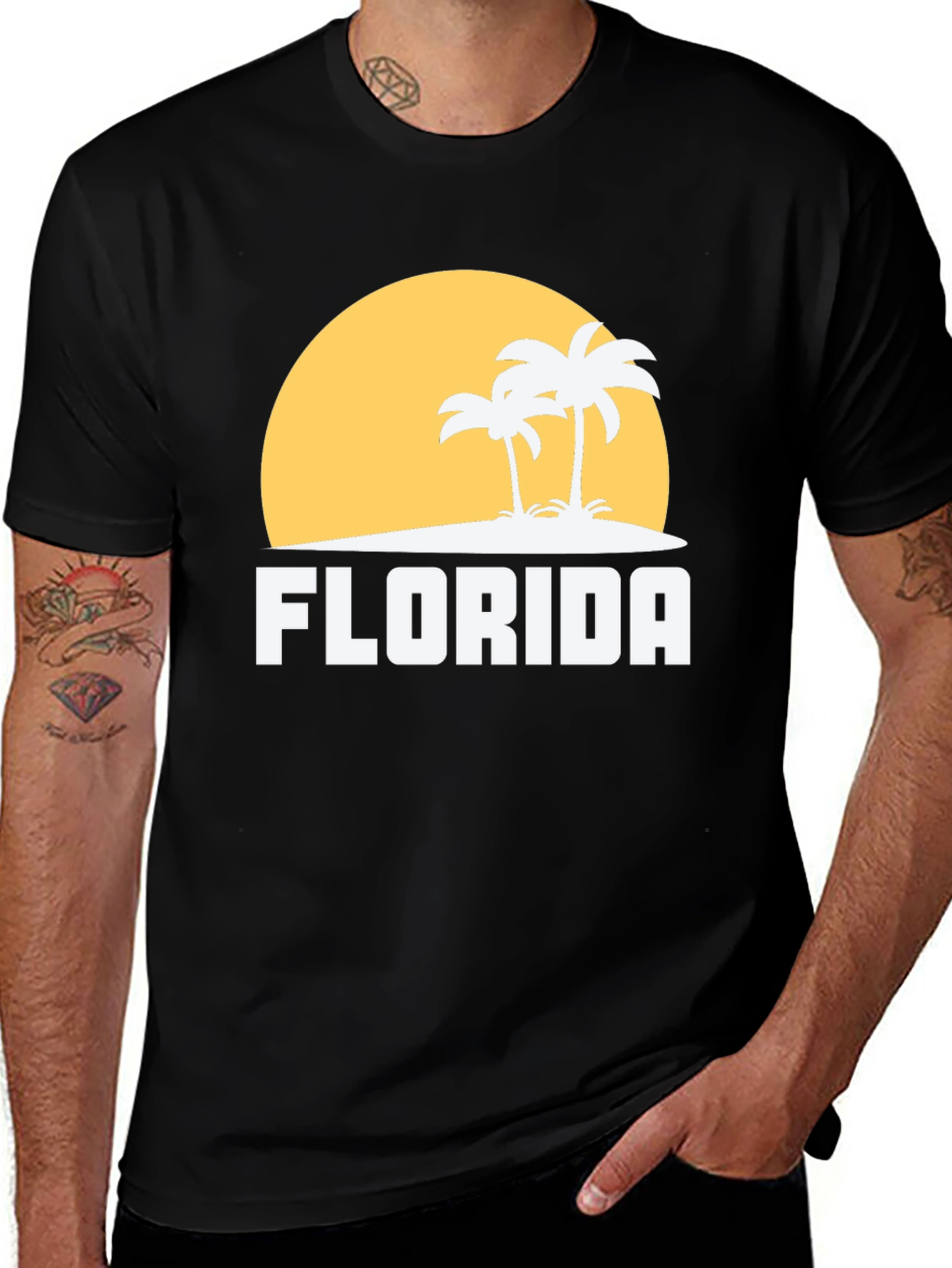 Florida Palm Trees T-Shirt - Island Vibes
