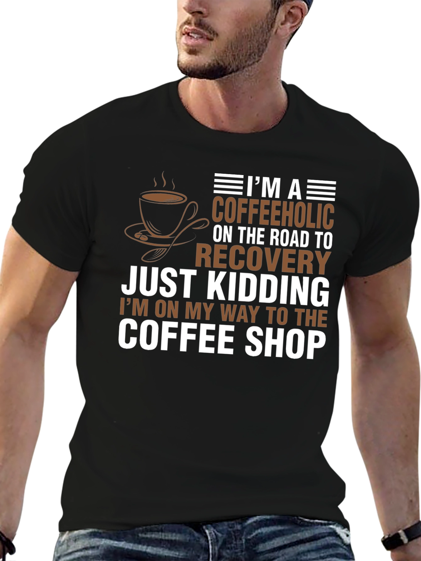 Coffeeholic Humor T-Shirt