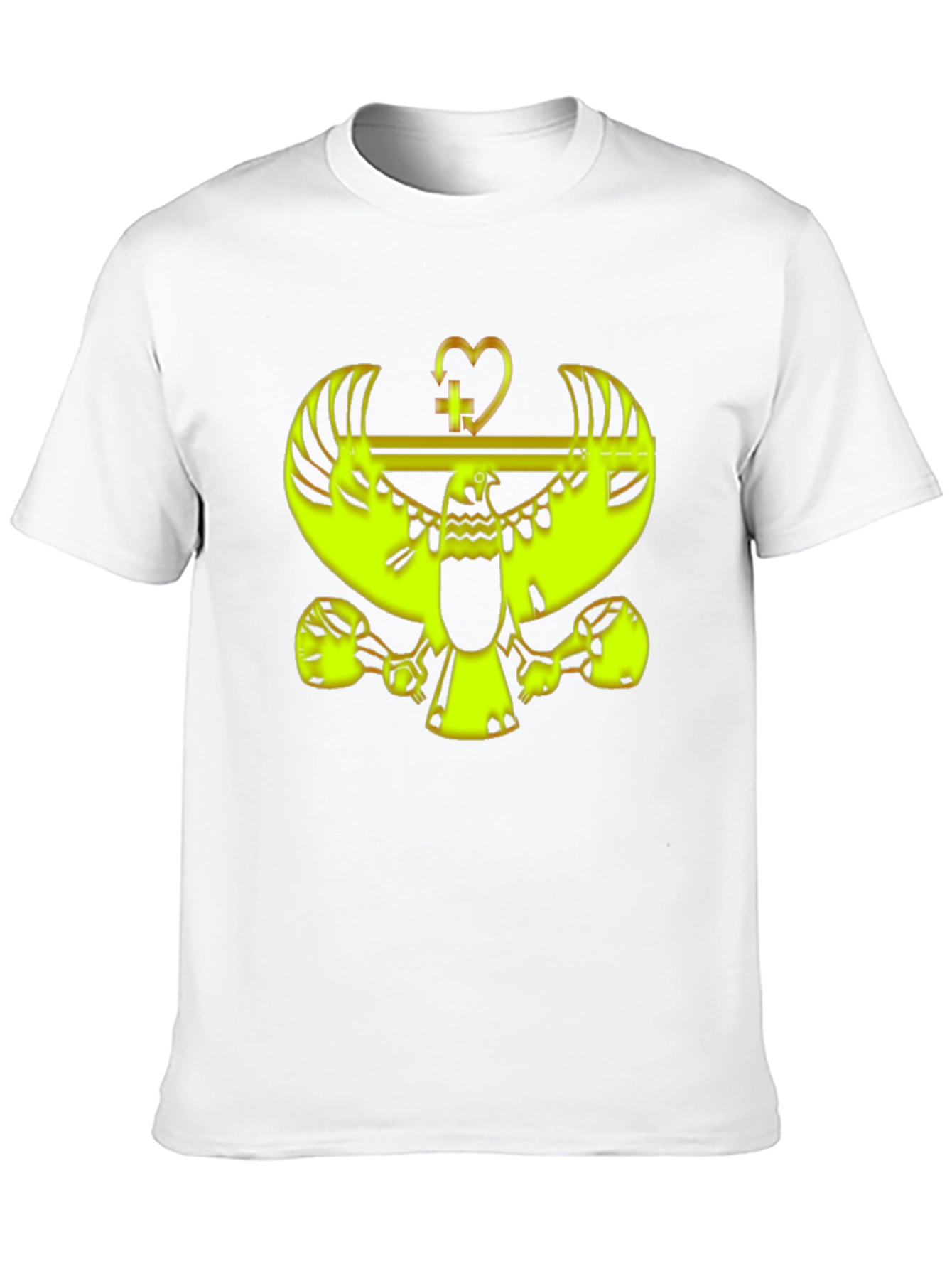 Unique Graphic Print Mens Black T-Shirt