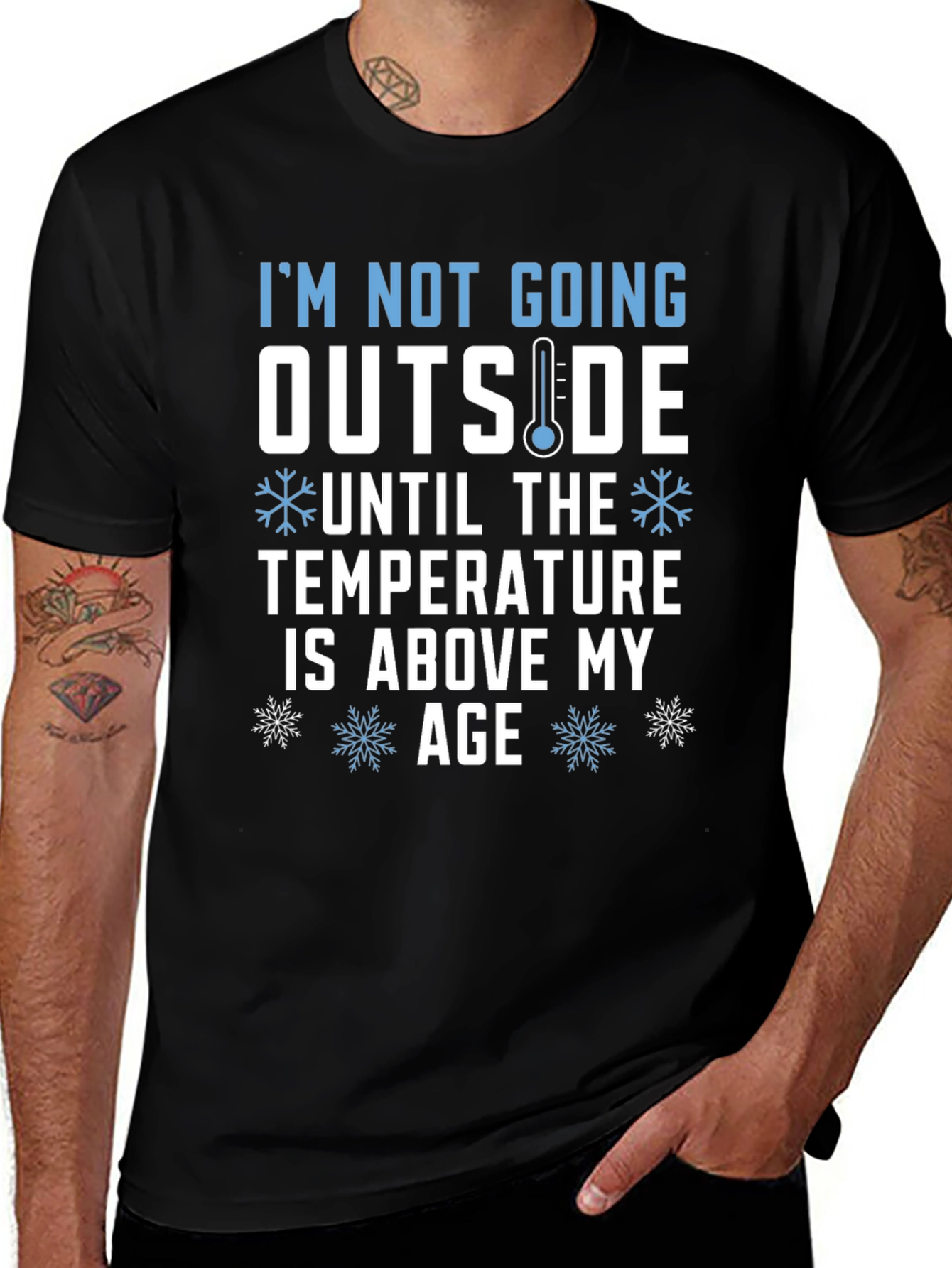 Funny Too Cold Graphic Tee