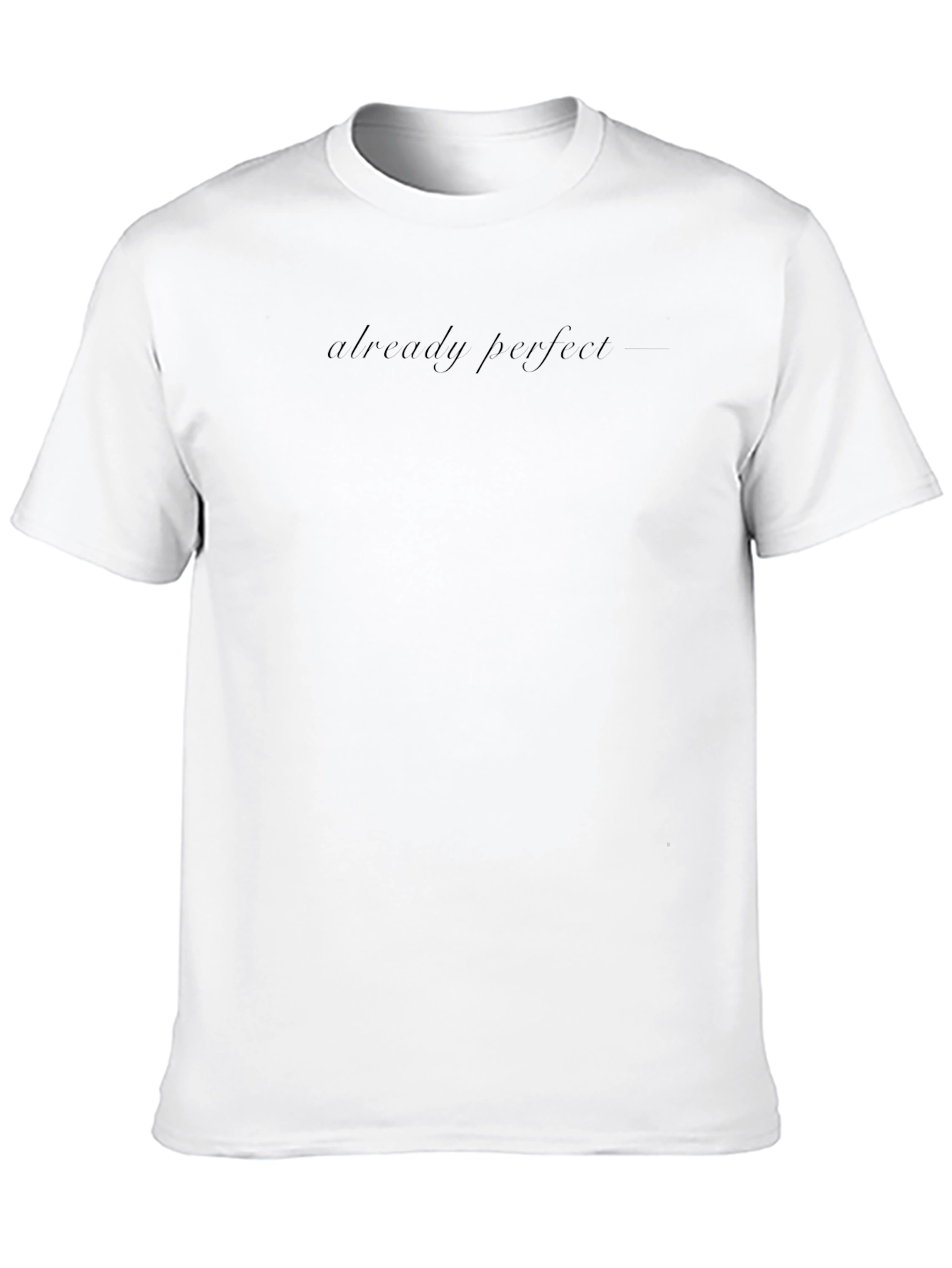 Already Perfect Black Crew Neck T-Shirt