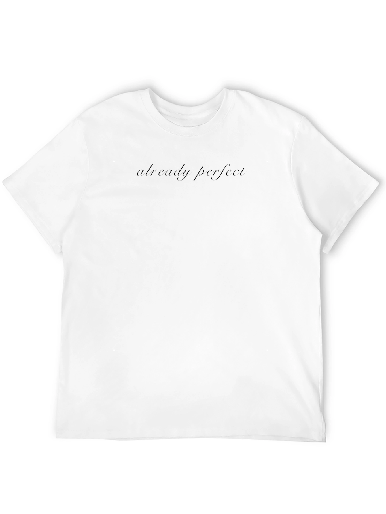 Already Perfect Black Crew Neck T-Shirt