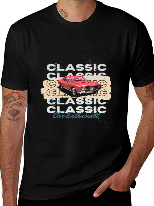 Classic Car Enthusiast Graphic Tee