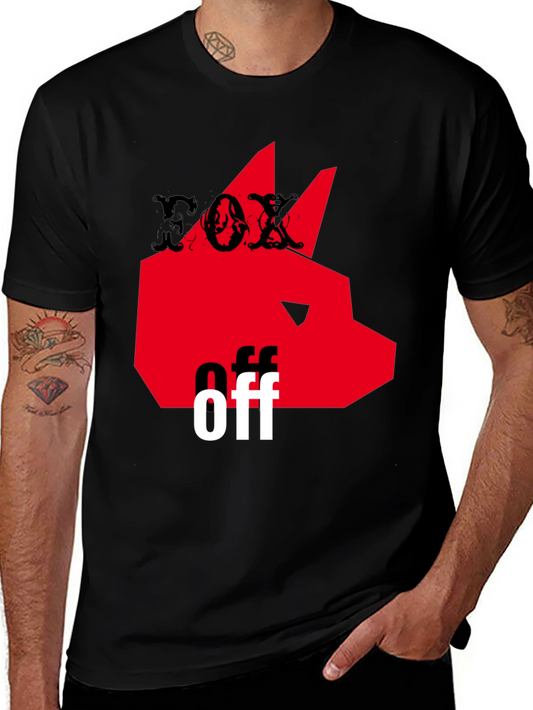 Fox Off Graphic Tee - Mens Black T-Shirt