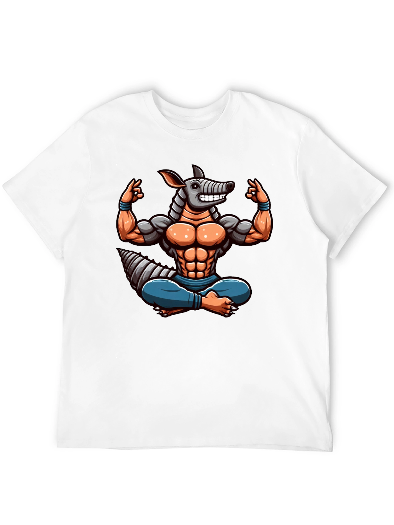 Armadillo Gym Bro T-Shirt - Workout Motivation Tee