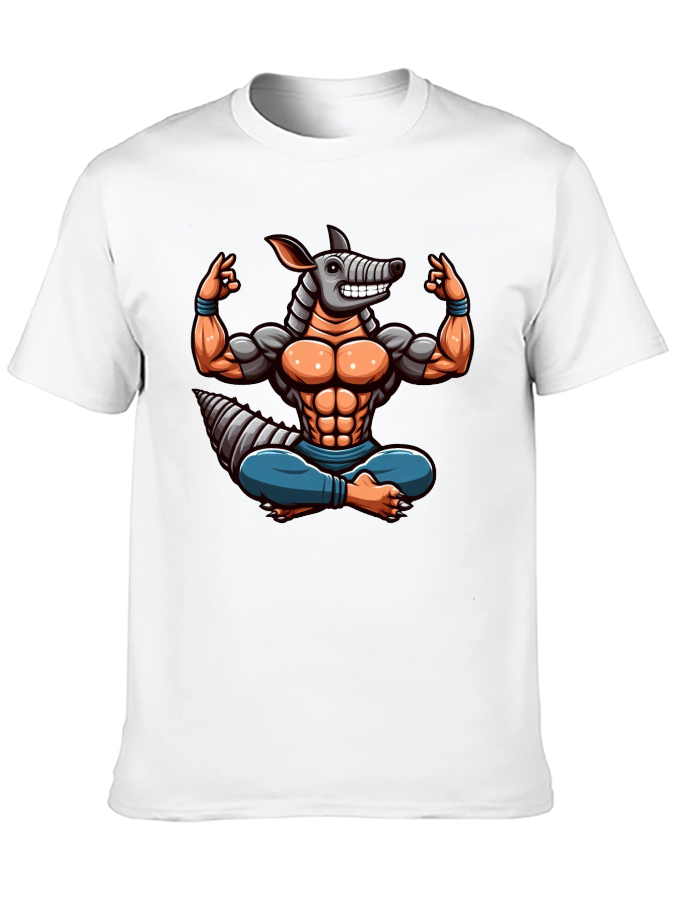 Armadillo Gym Bro T-Shirt - Workout Motivation Tee