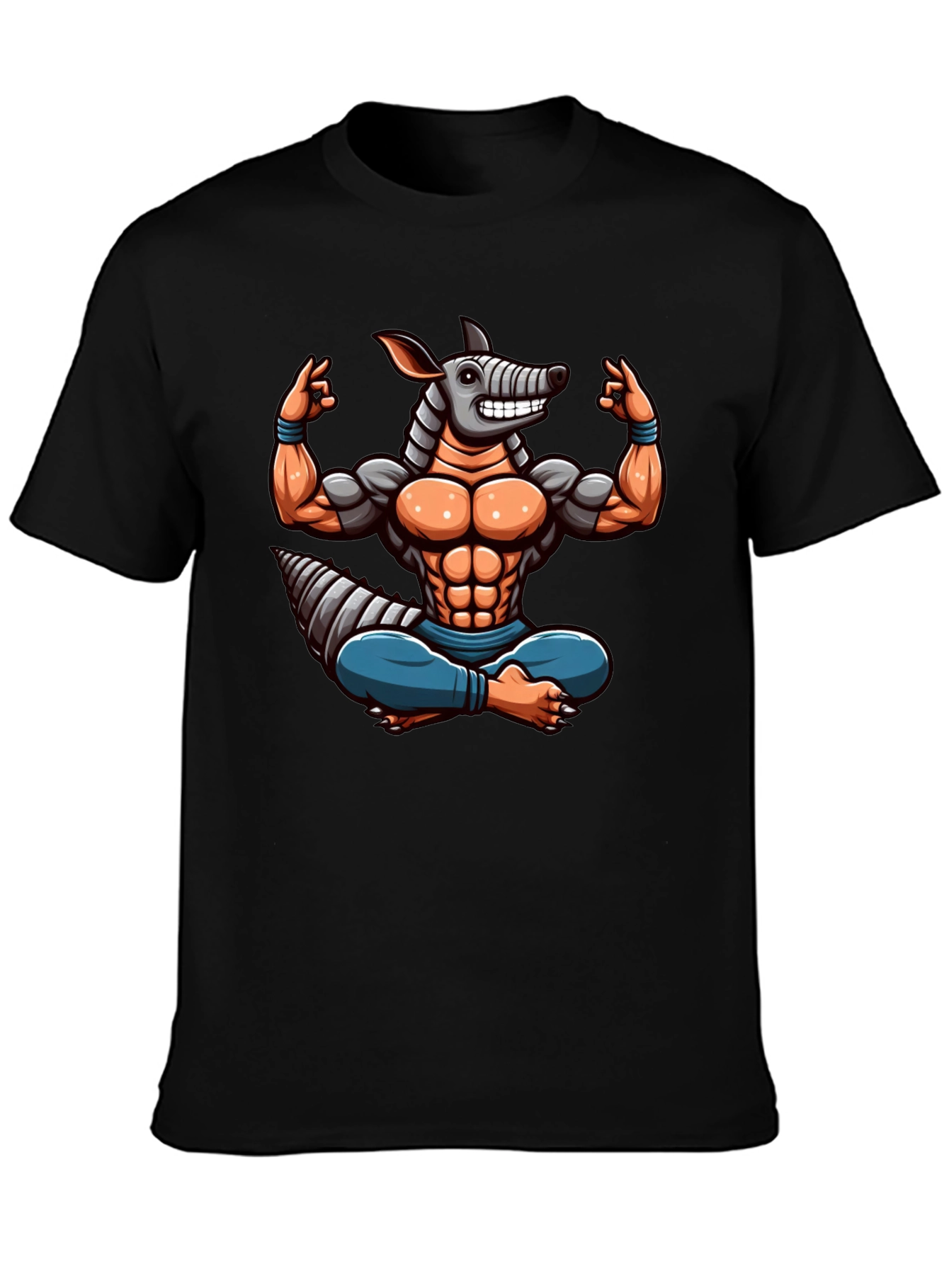 Armadillo Gym Bro T-Shirt - Workout Motivation Tee