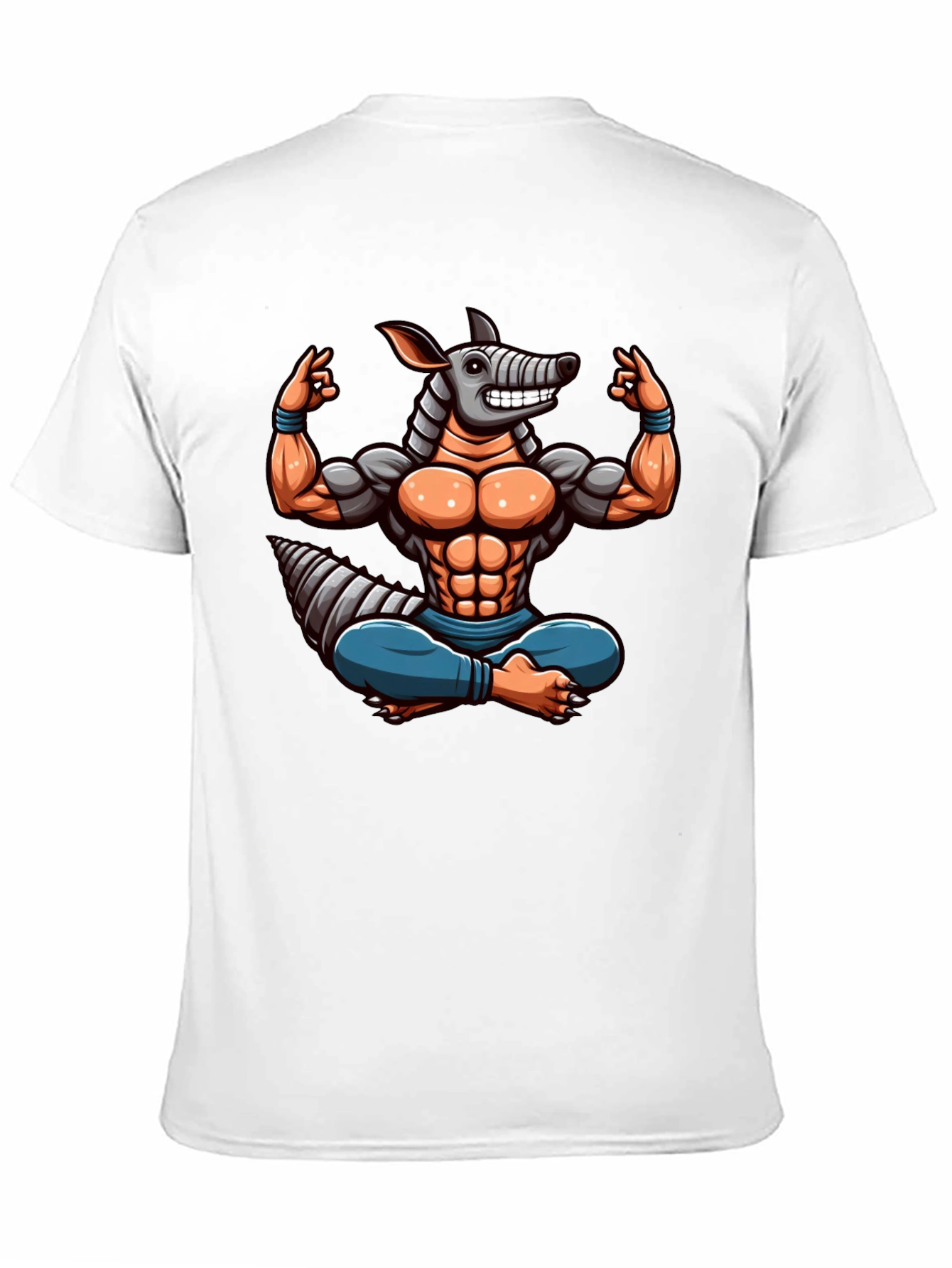 Armadillo Gym Bro T-Shirt - Workout Motivation Tee