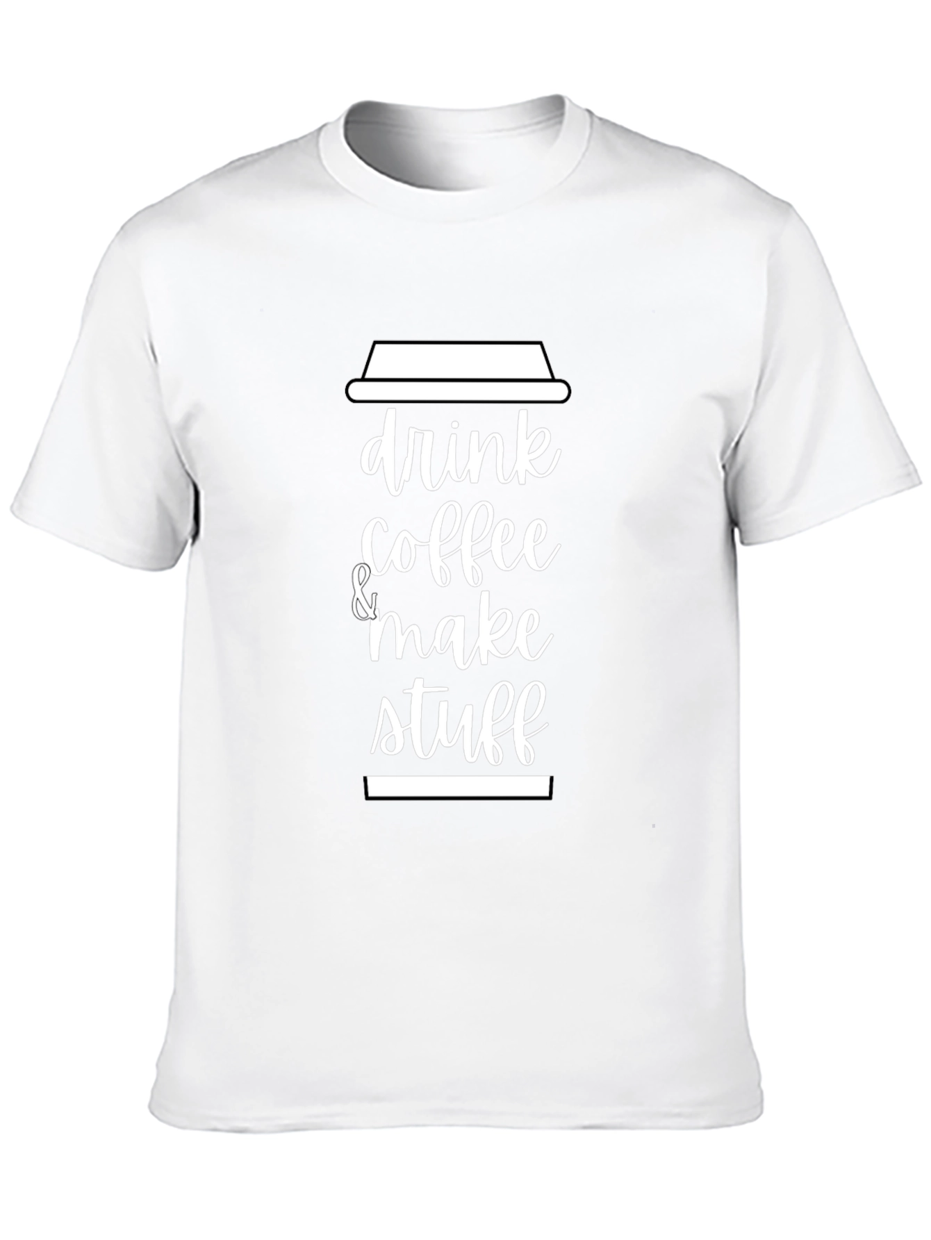 Drink Coffee & Make Stuff Graphic Tee