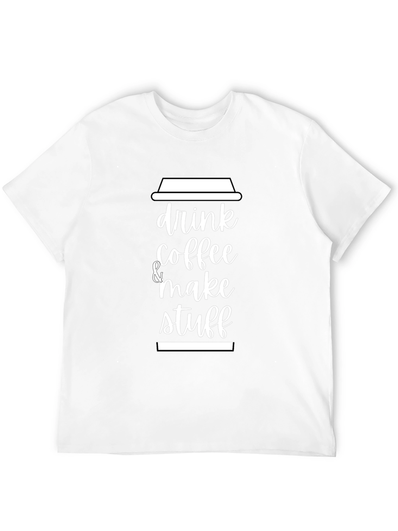 Drink Coffee & Make Stuff Graphic Tee