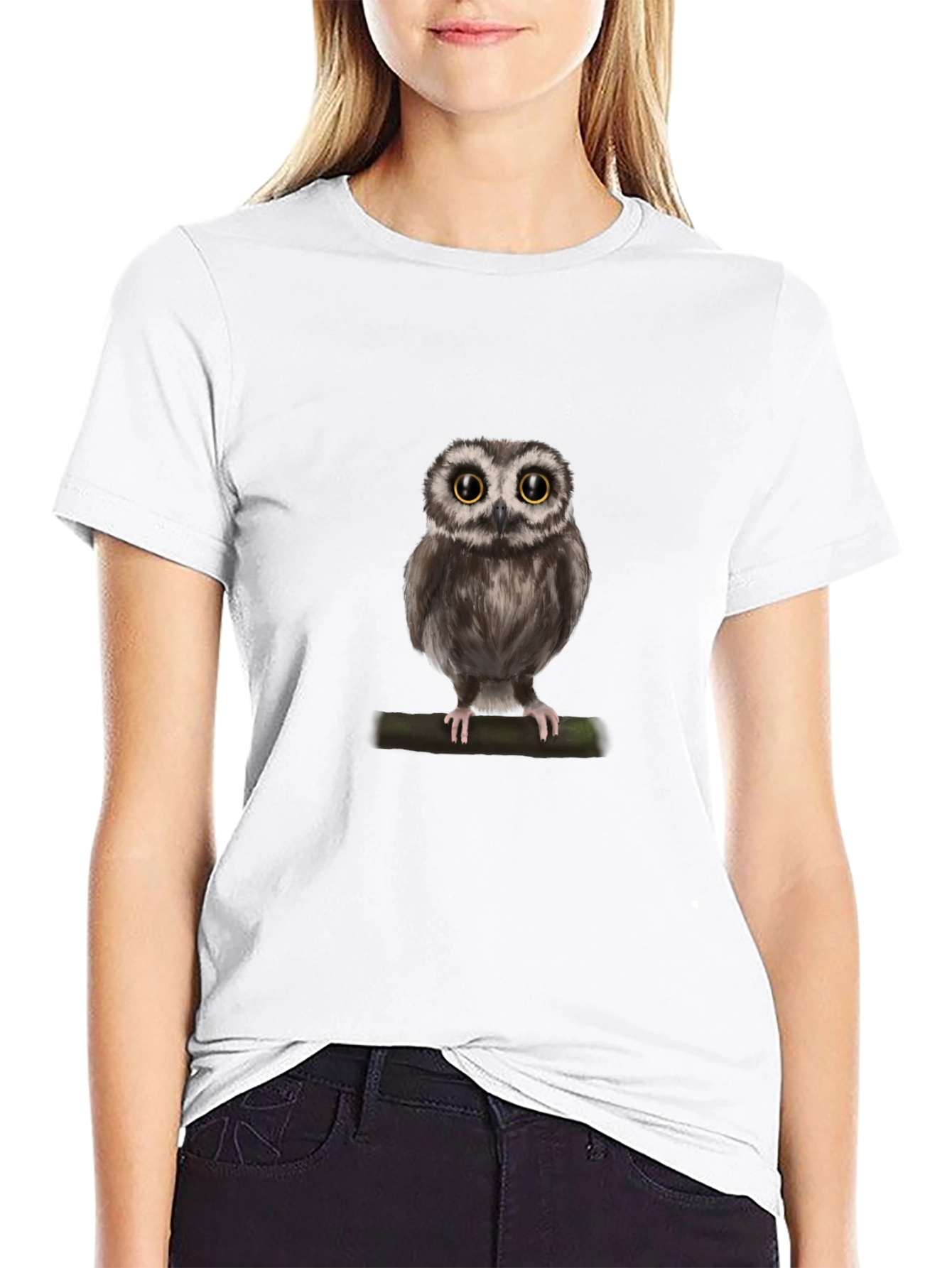 Owl Graphic Tee - Unique Bird Lover Design