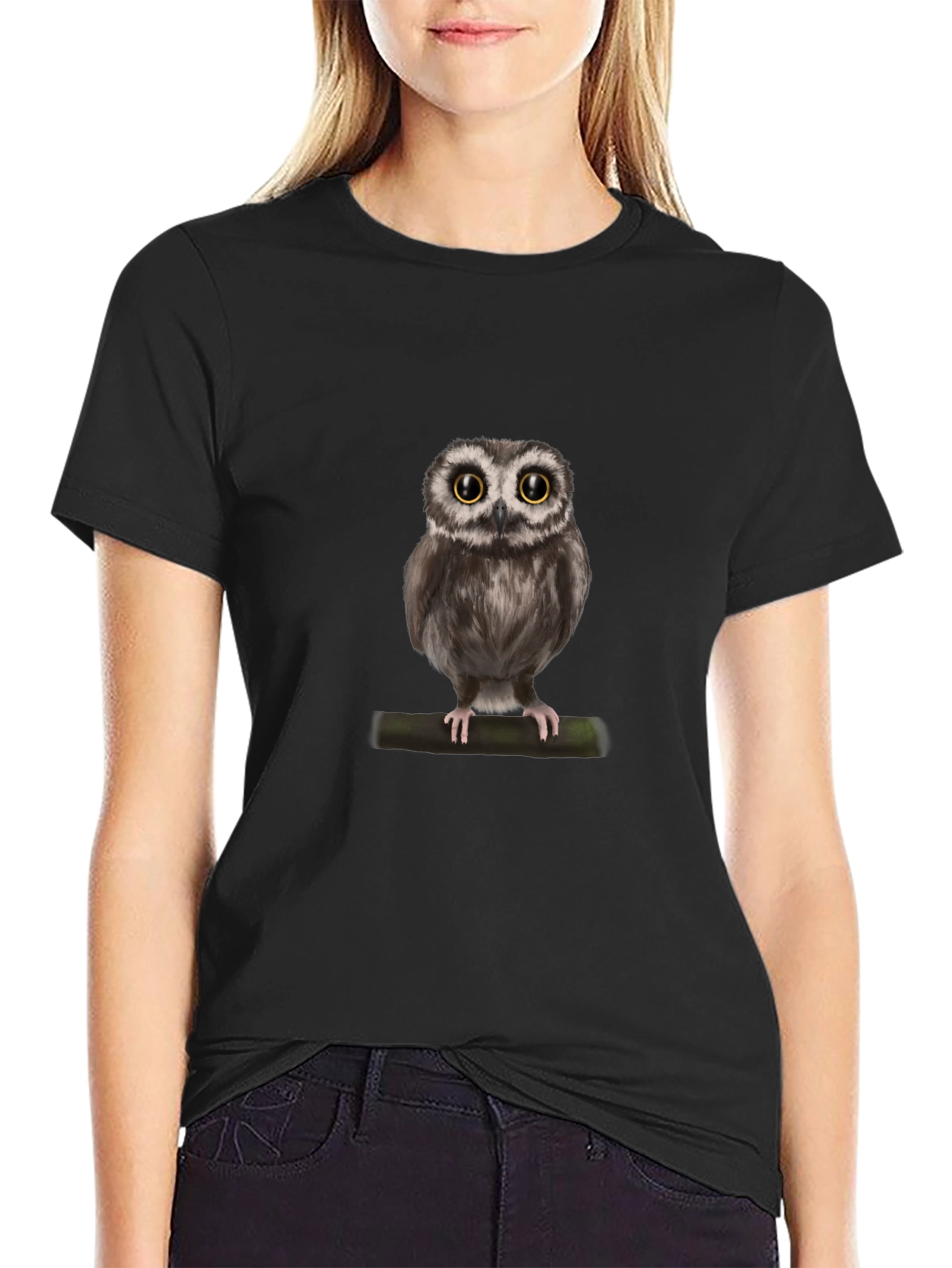Owl Graphic Tee - Unique Bird Lover Design