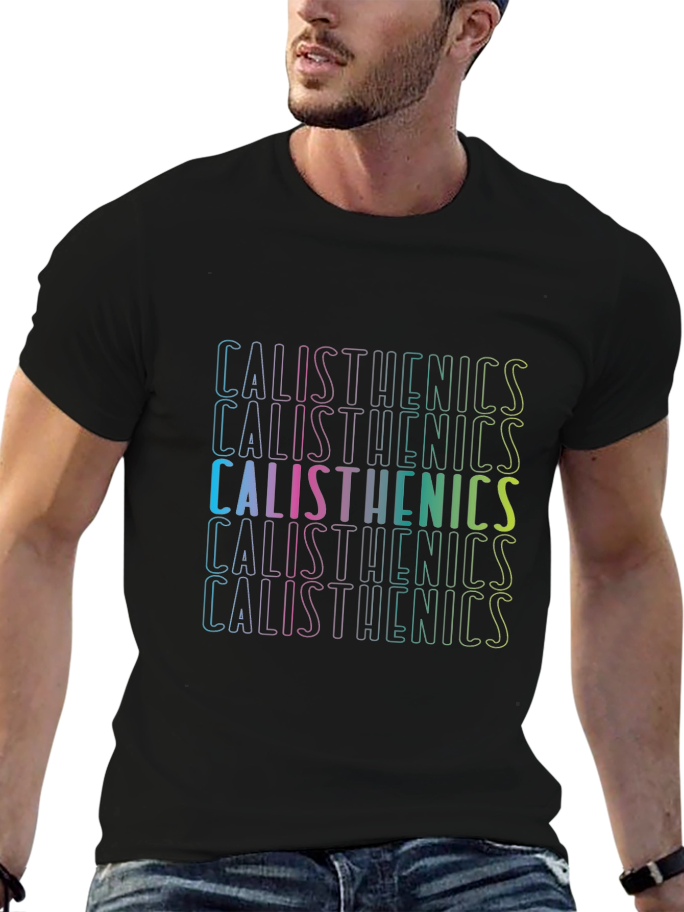 Calisthenics T-Shirt - Black Graphic Tee