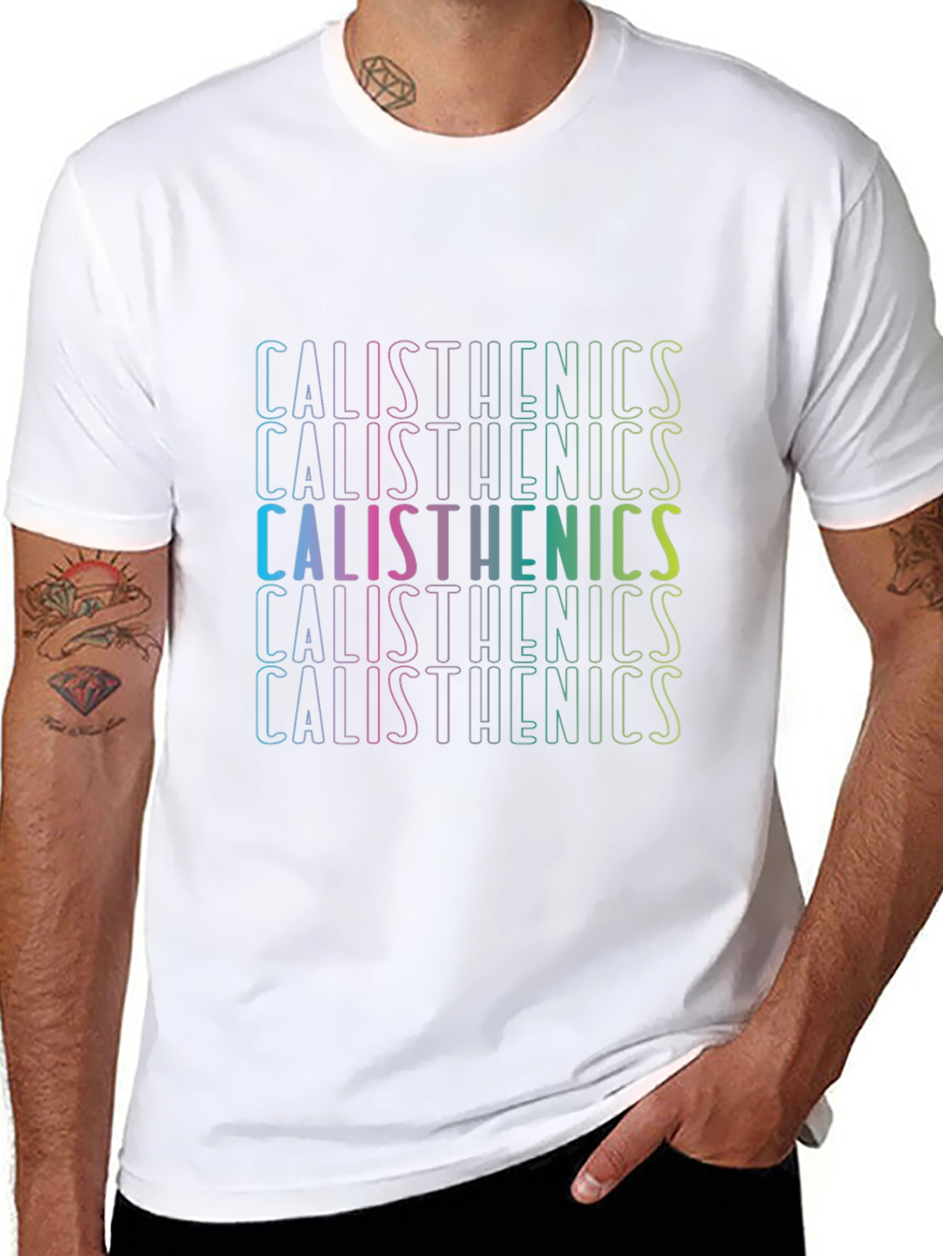 Calisthenics T-Shirt - Black Graphic Tee