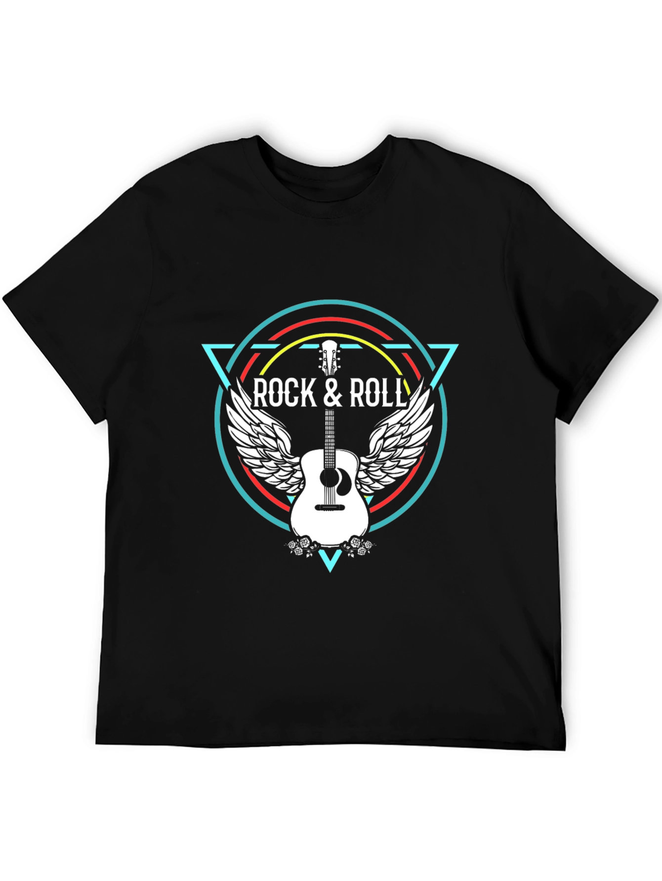 Rock & Roll Guitar Graphic T-Shirt