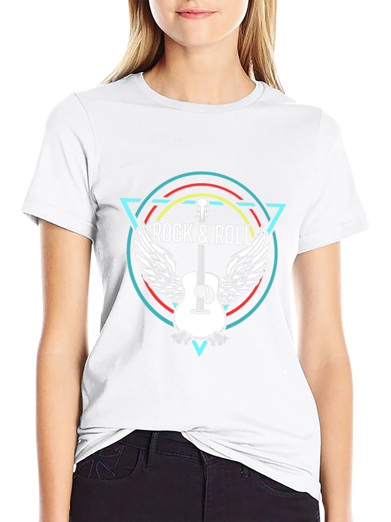 Rock & Roll Guitar Graphic T-Shirt
