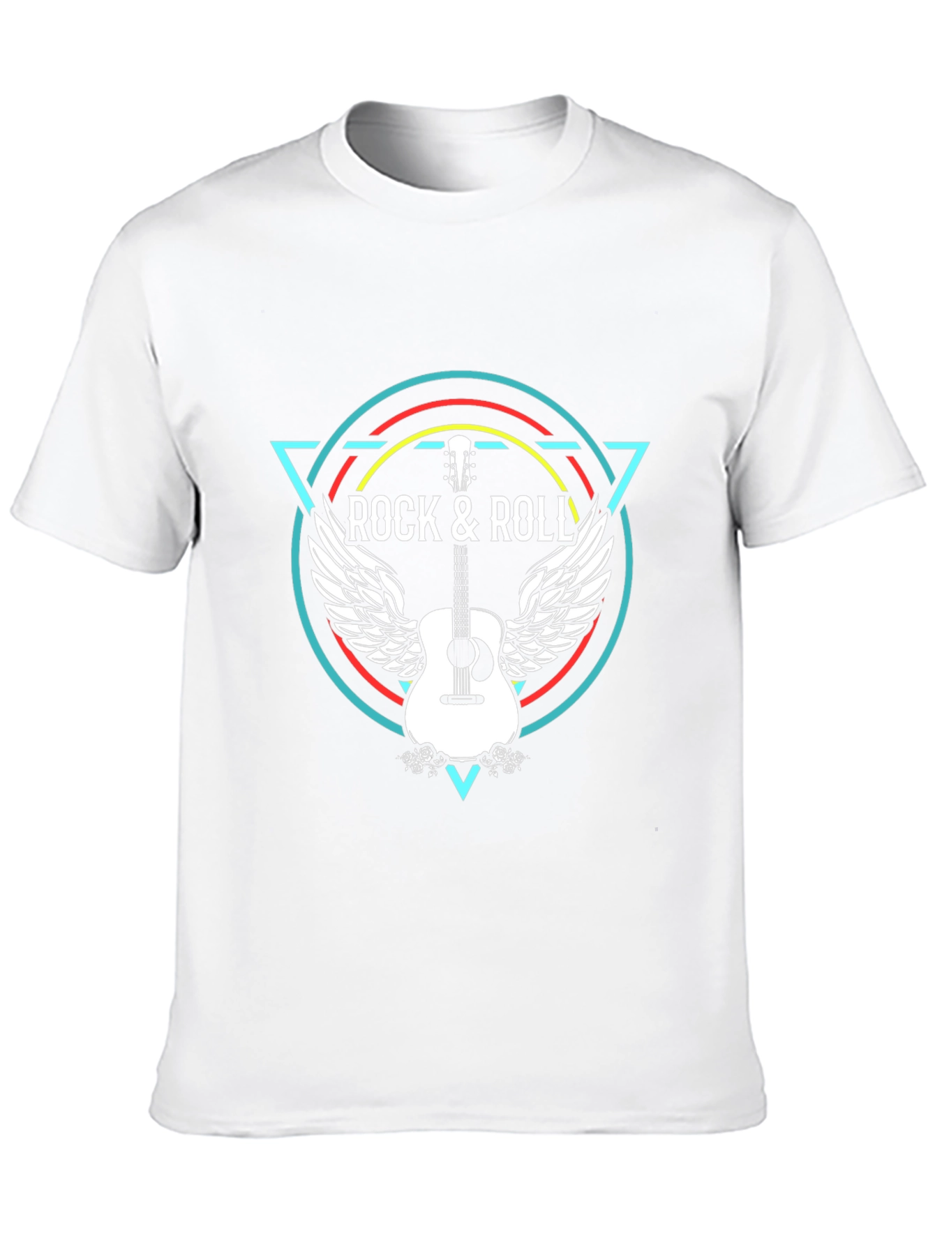 Rock & Roll Guitar Graphic T-Shirt