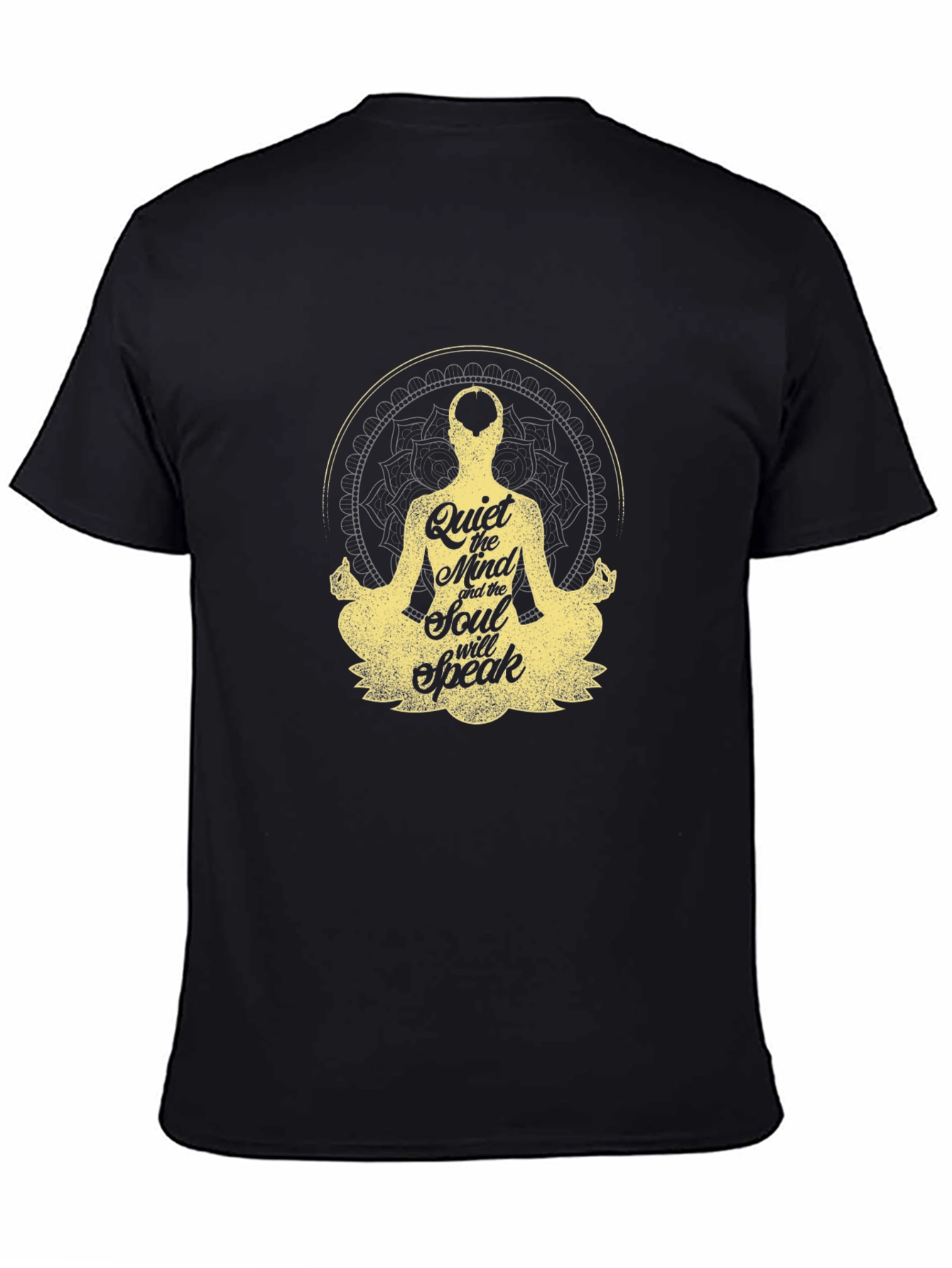 Quiet Mind Soul Speak T-Shirt - Meditative Design