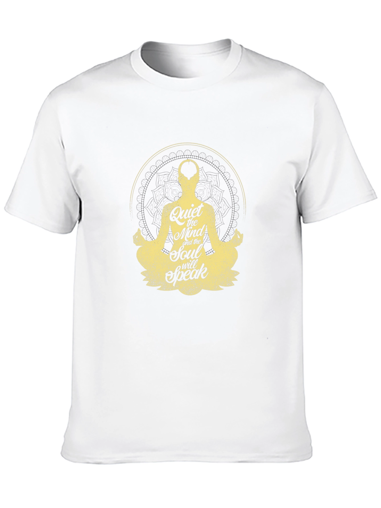 Quiet Mind Soul Speak T-Shirt - Meditative Design