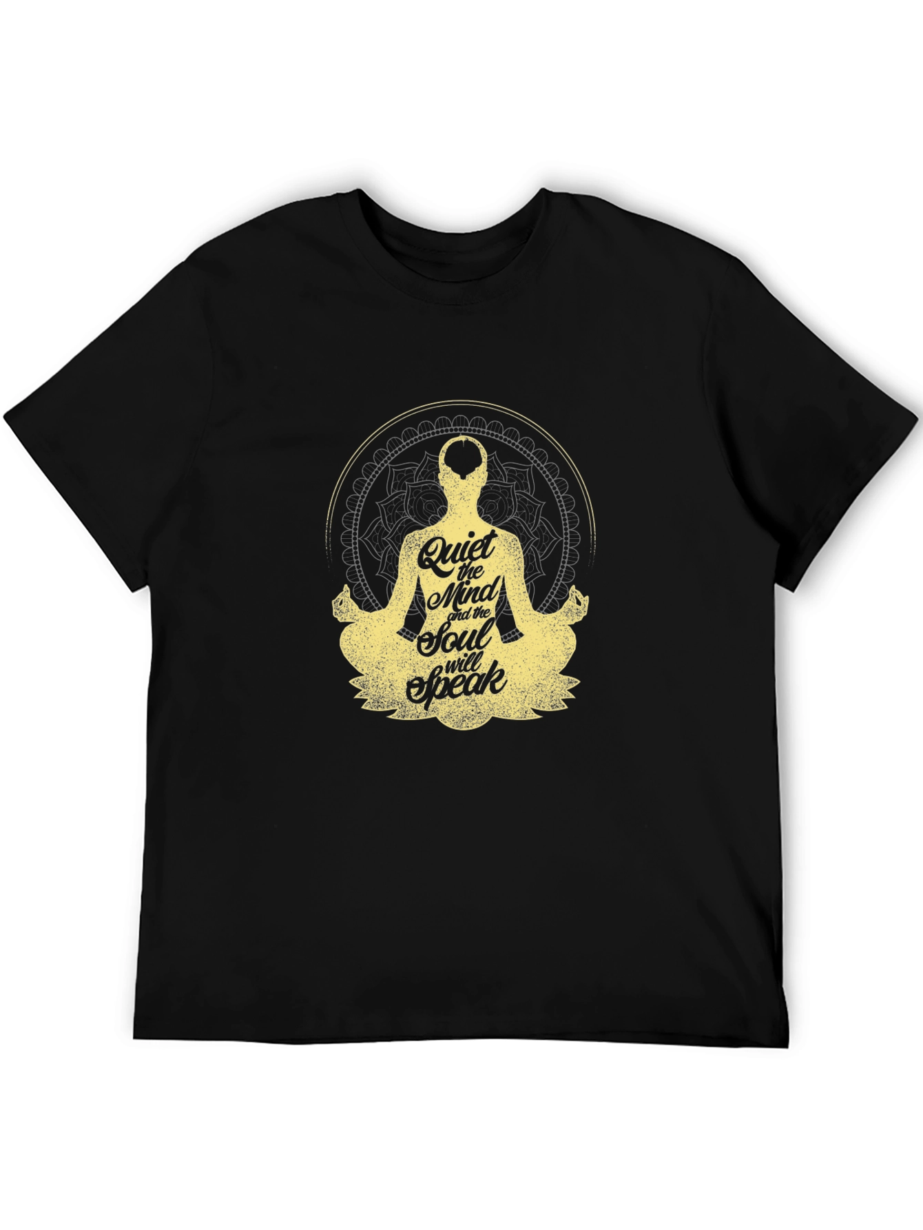 Quiet Mind Soul Speak T-Shirt - Meditative Design