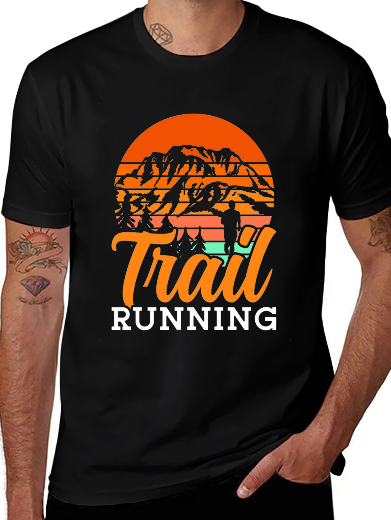 Trail Running Graphic T-Shirt