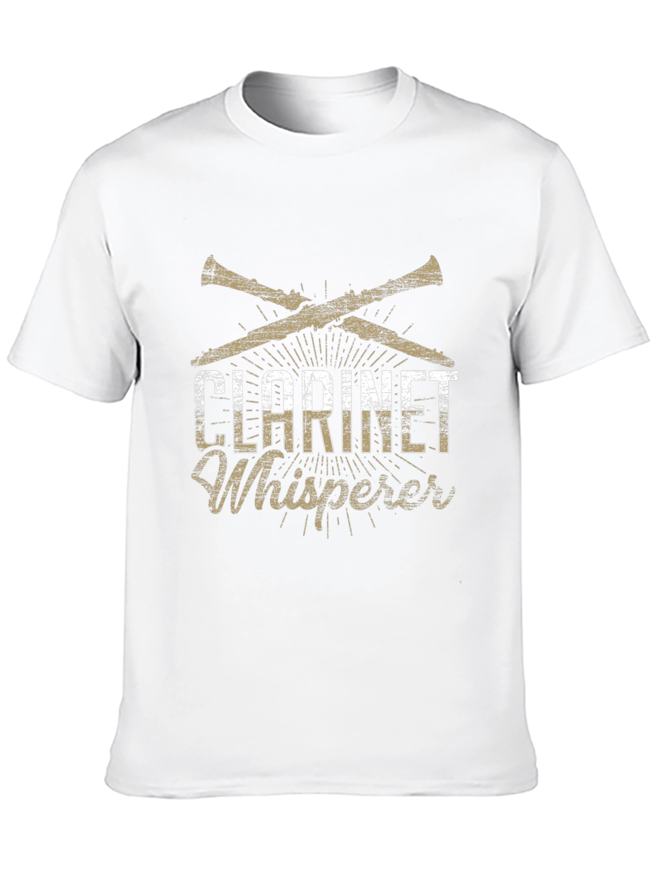 Clarinet Whisperer Black T-Shirt