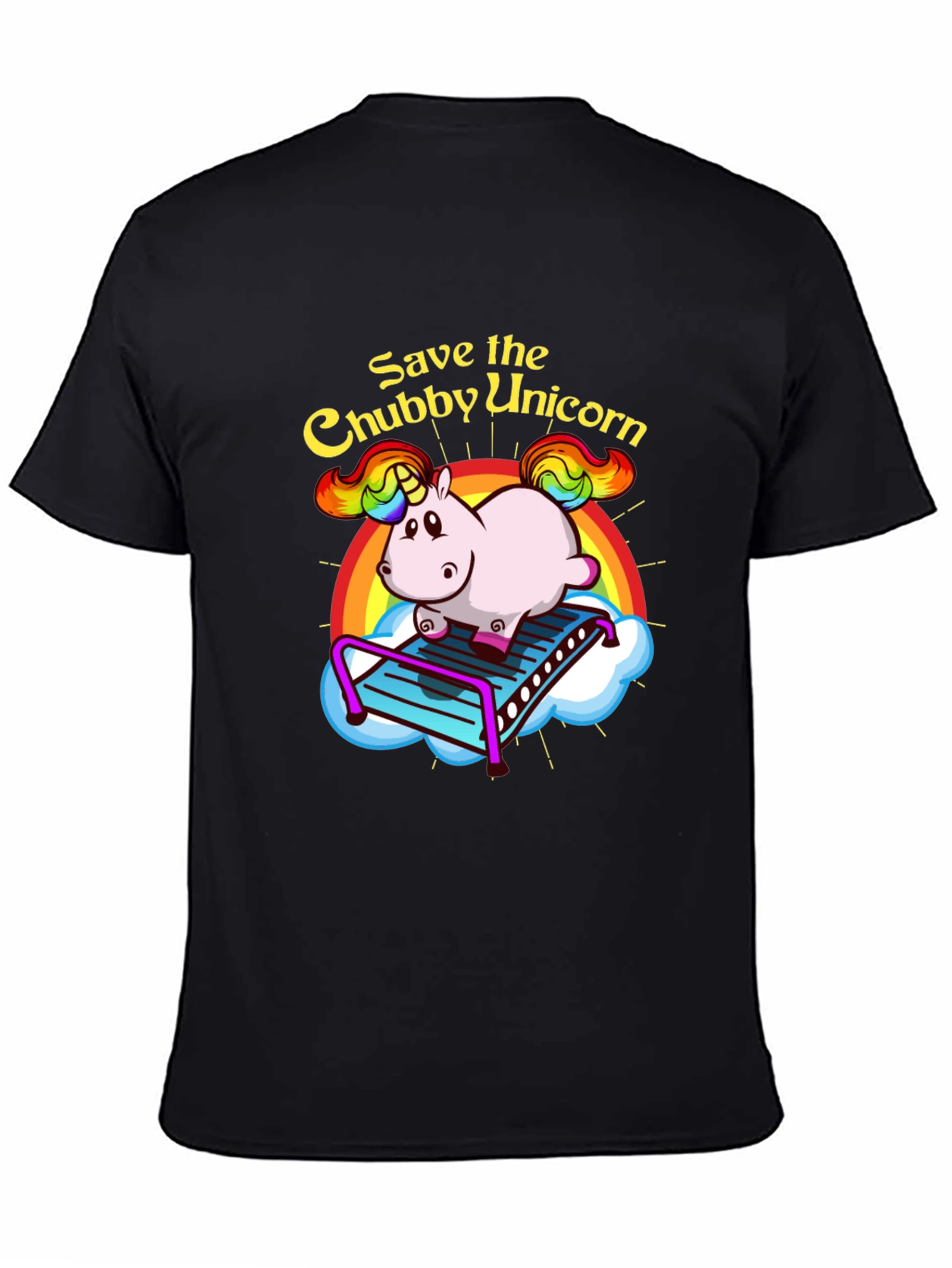 Save the Chubby Unicorn Graphic Tee
