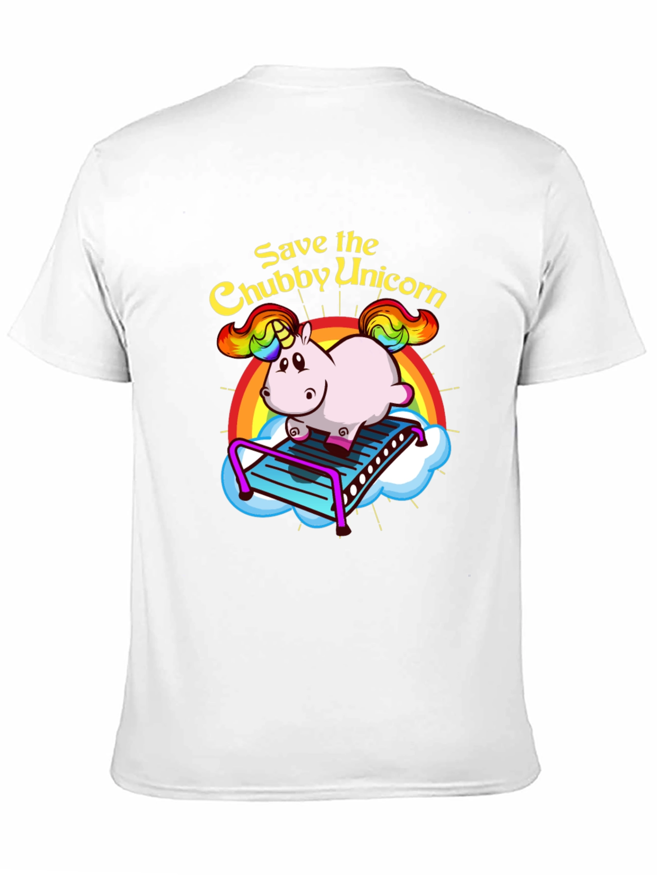 Save the Chubby Unicorn Graphic Tee