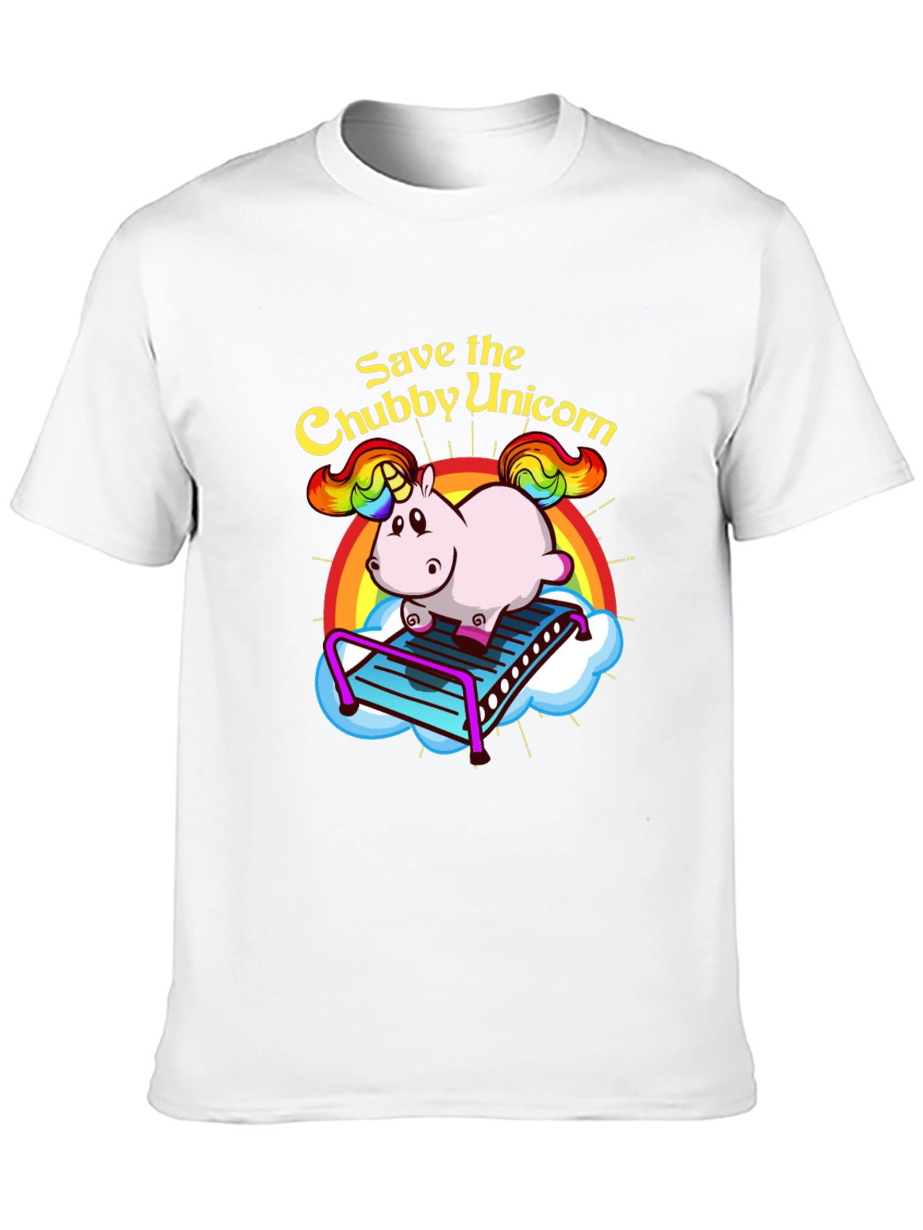 Save the Chubby Unicorn Graphic Tee