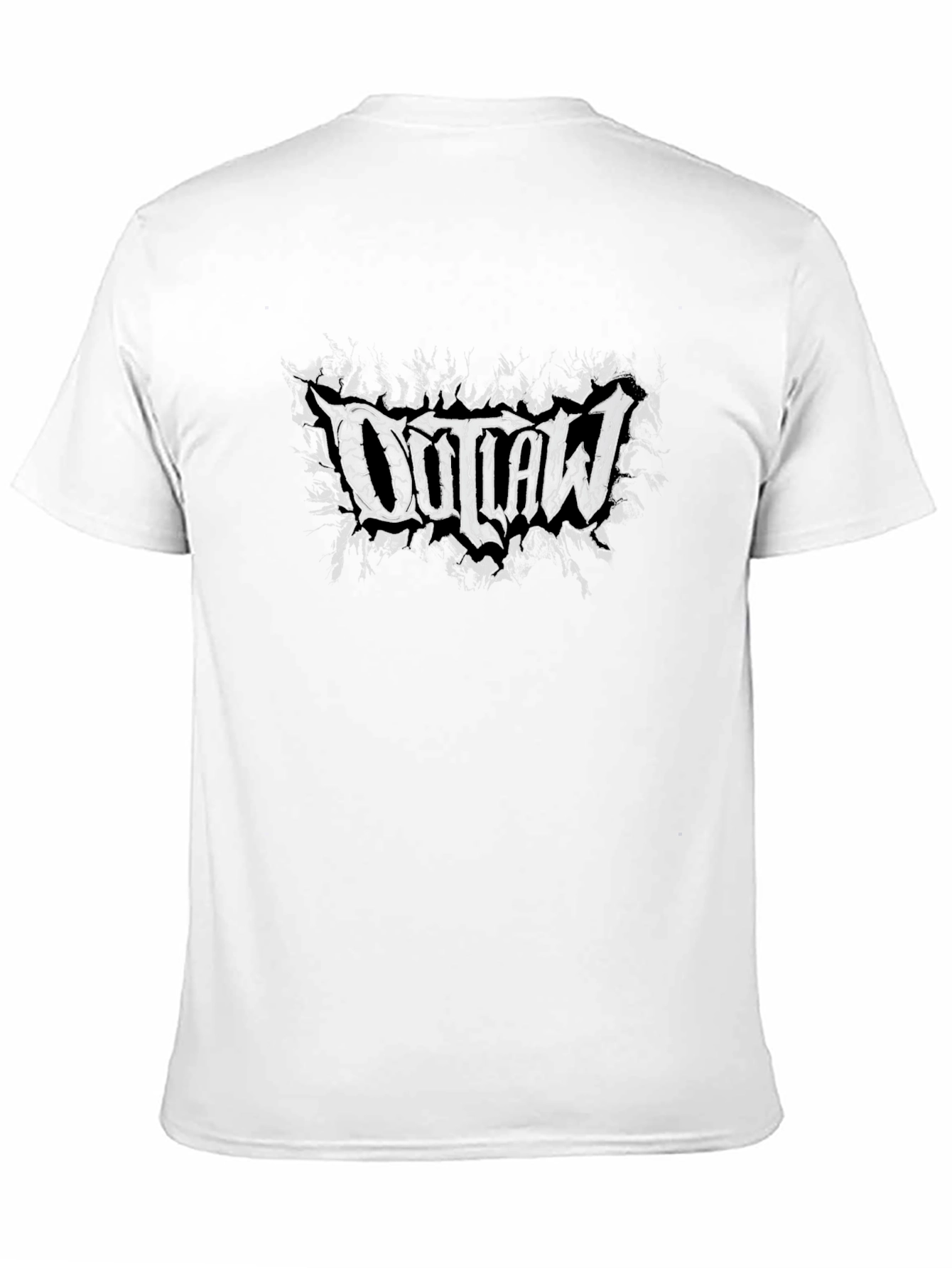 Outlaw Graphic Print Black T-Shirt