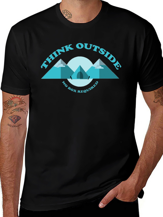 Think Outside Tee - Adventure Awaits!