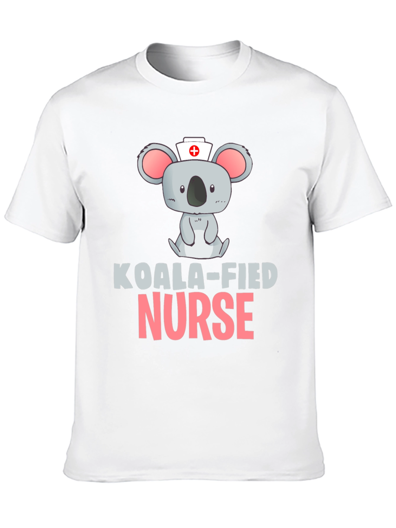 Koala-fied Nurse Black T-Shirt
