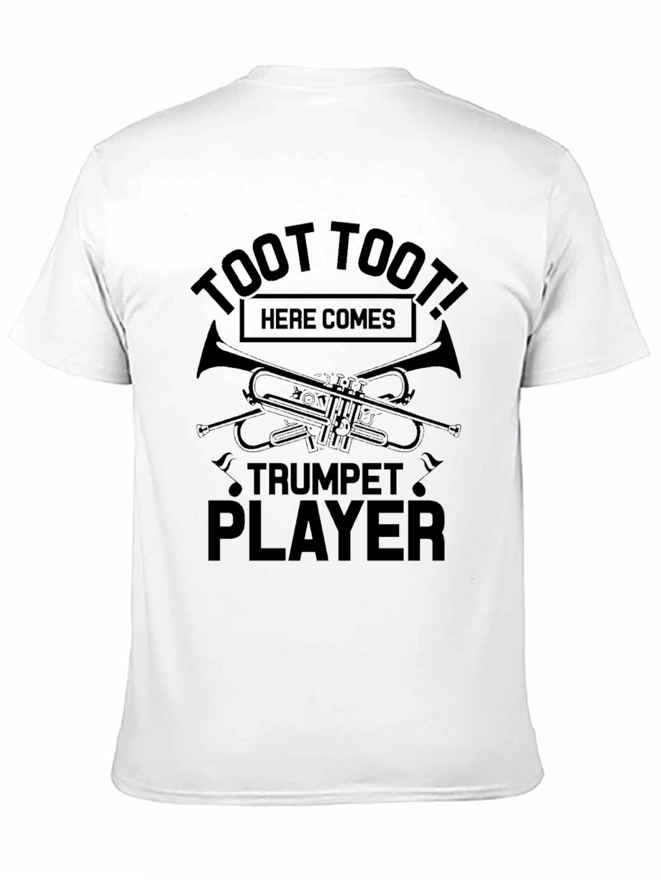 Toot Toot Trumpet Player Graphic T-Shirt - Musician Tee