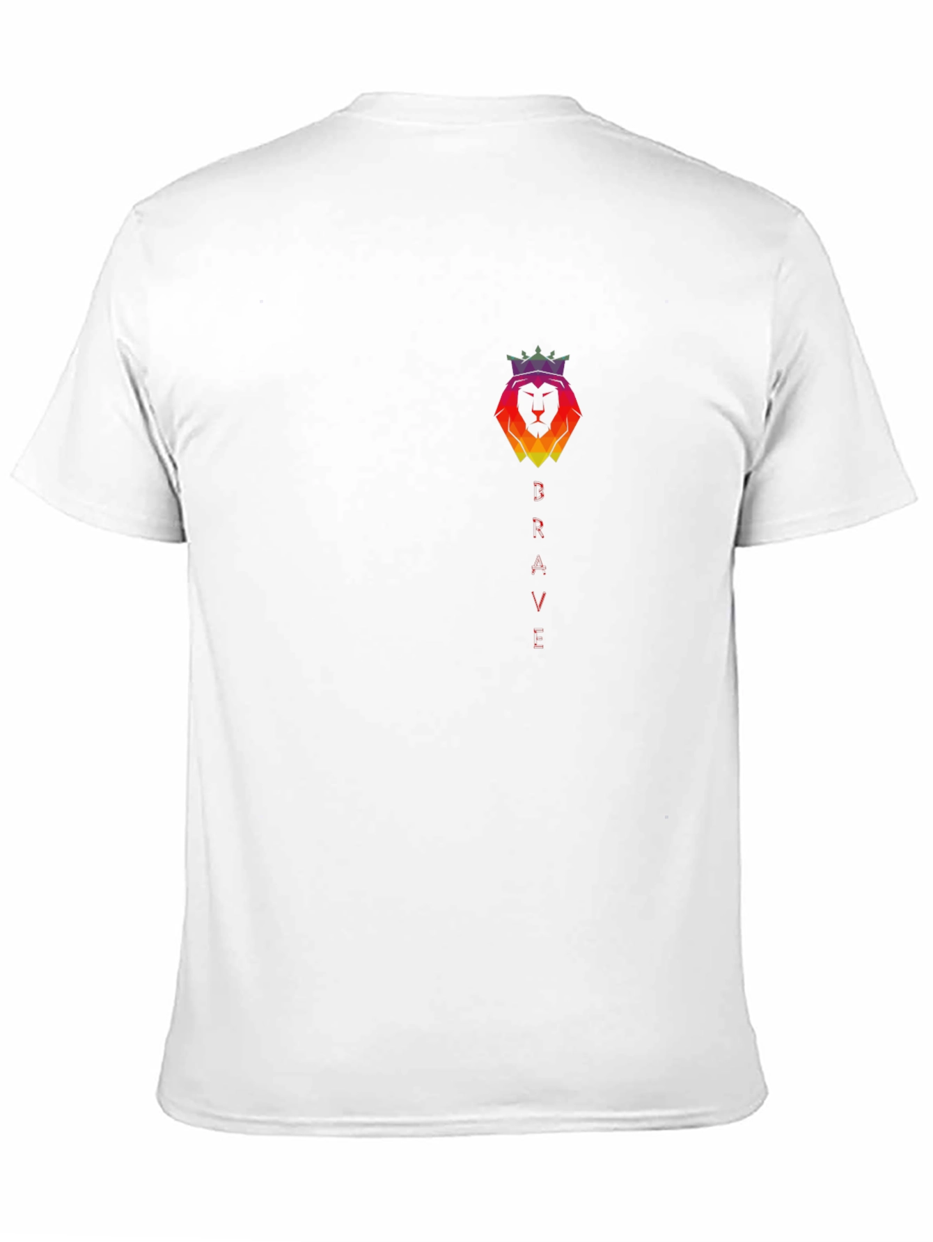 Brave Lion King Graphic T-Shirt - Mens Black Tee