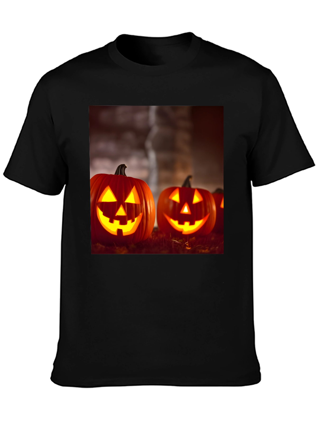 Halloween Pumpkin T-Shirt - Festive Graphic Tee