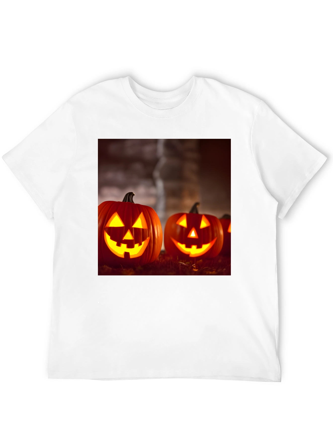 Halloween Pumpkin T-Shirt - Festive Graphic Tee