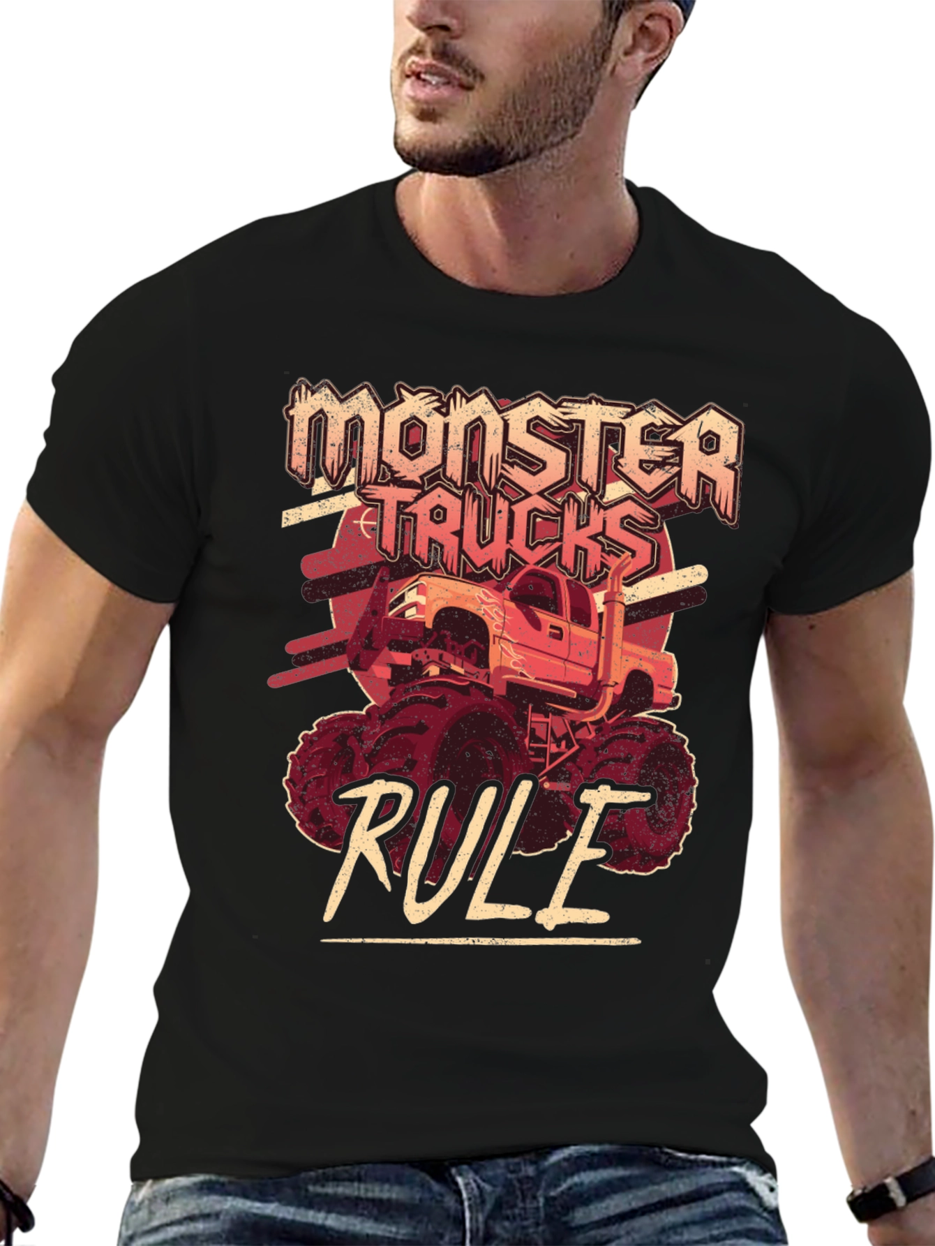 Monster Trucks Rule Graphic Tee