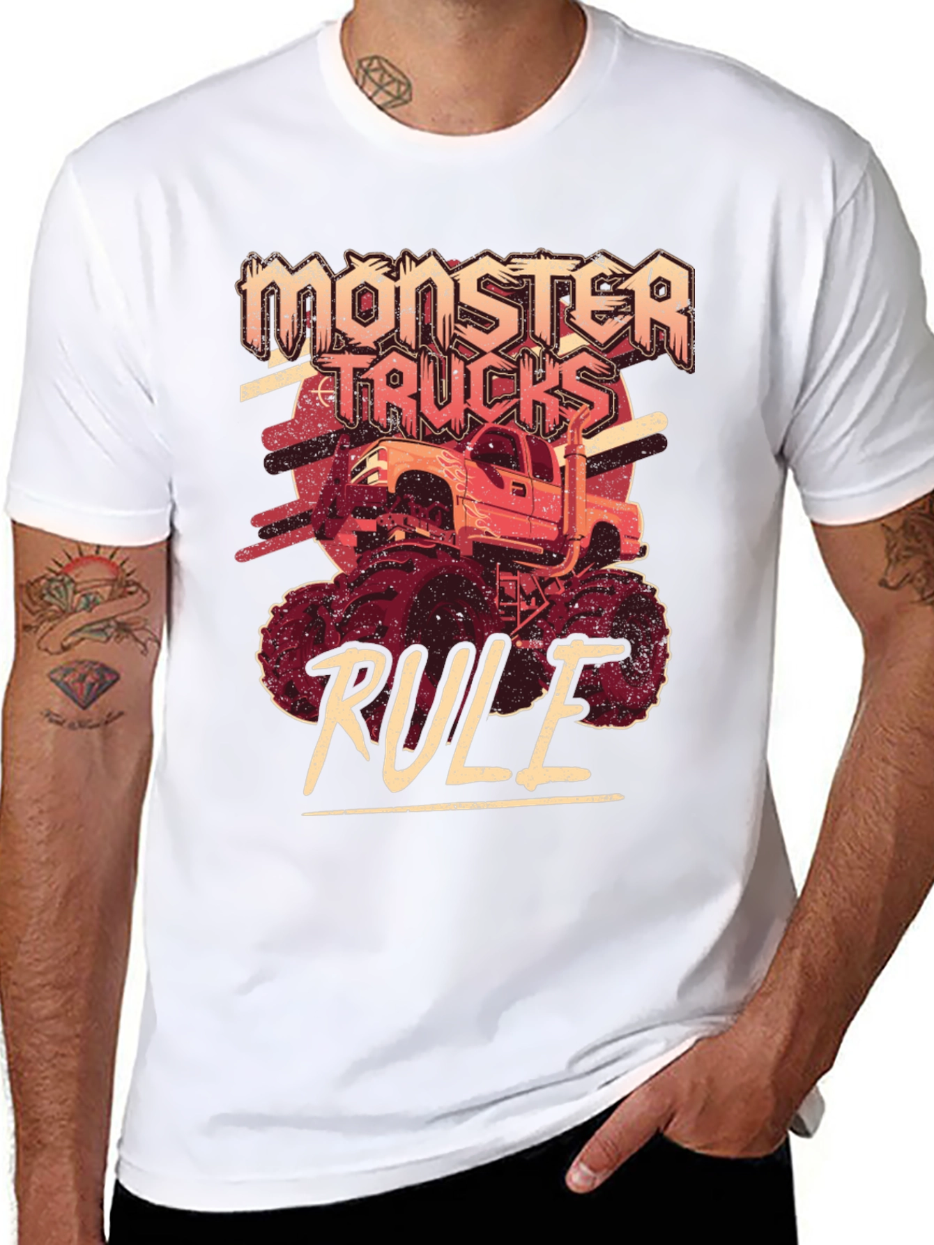 Monster Trucks Rule Graphic Tee