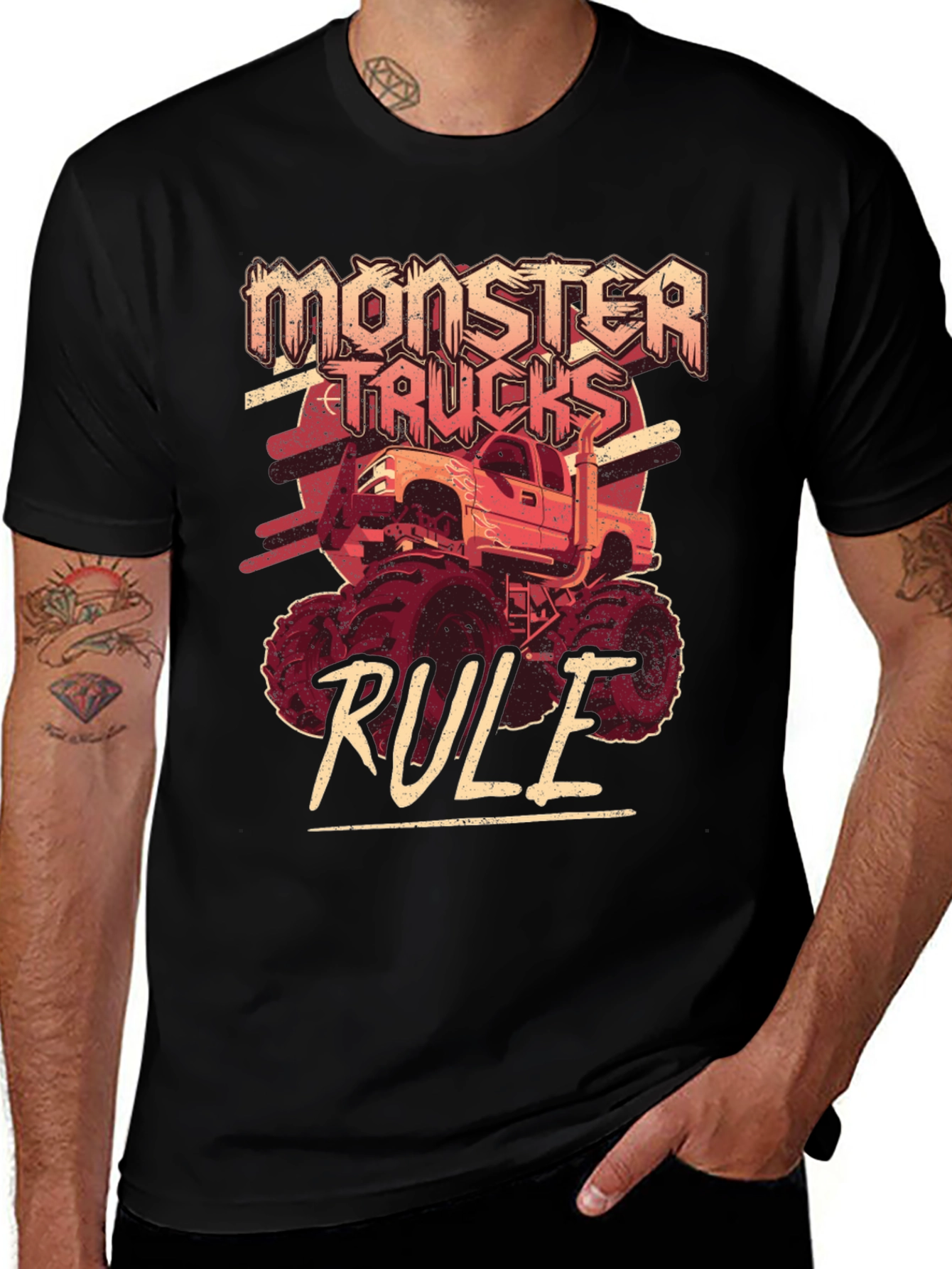 Monster Trucks Rule Graphic Tee