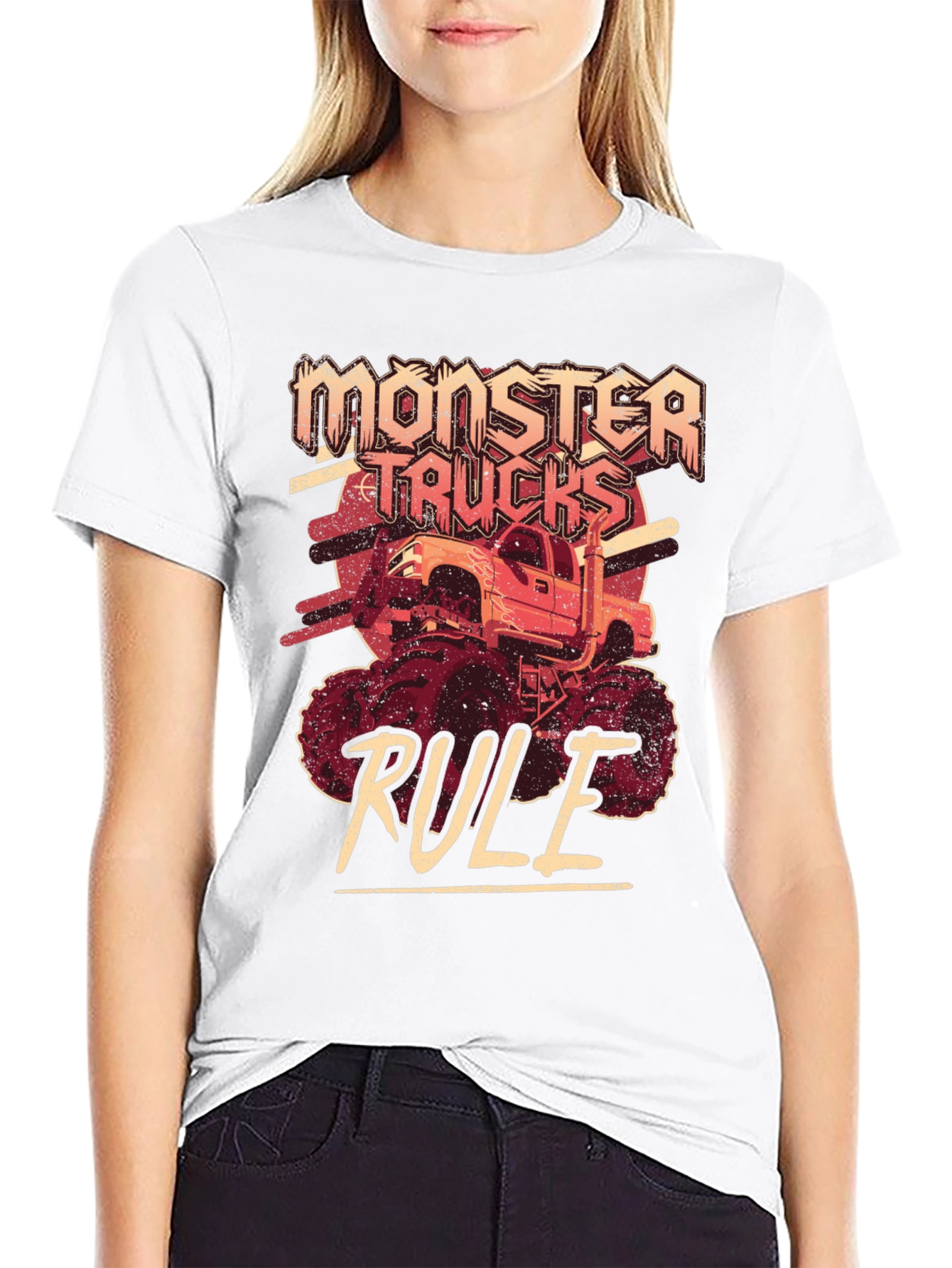 Monster Trucks Rule Graphic Tee