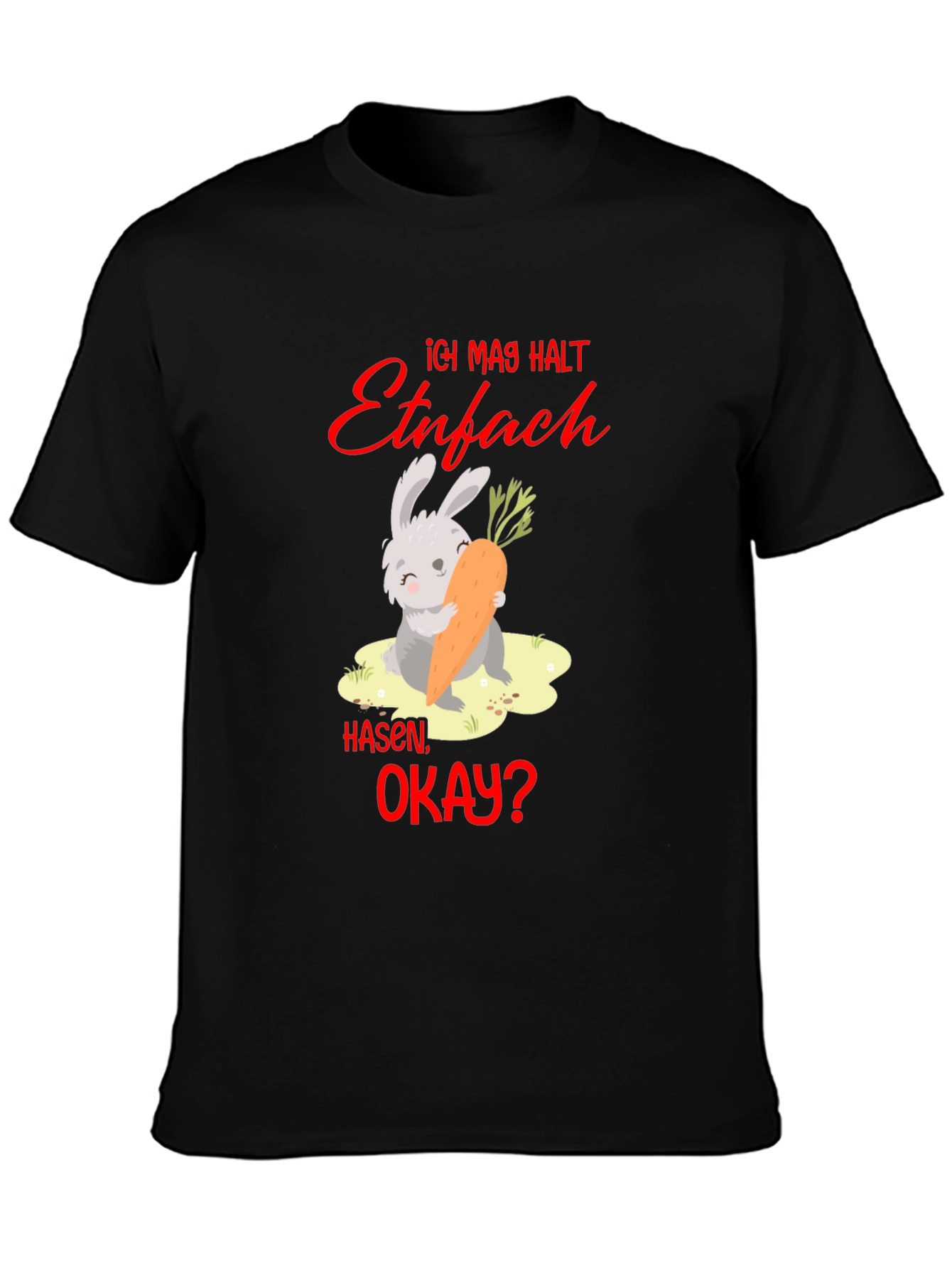 Funny Ich mag halt Hasen okay? Bunny T-Shirt