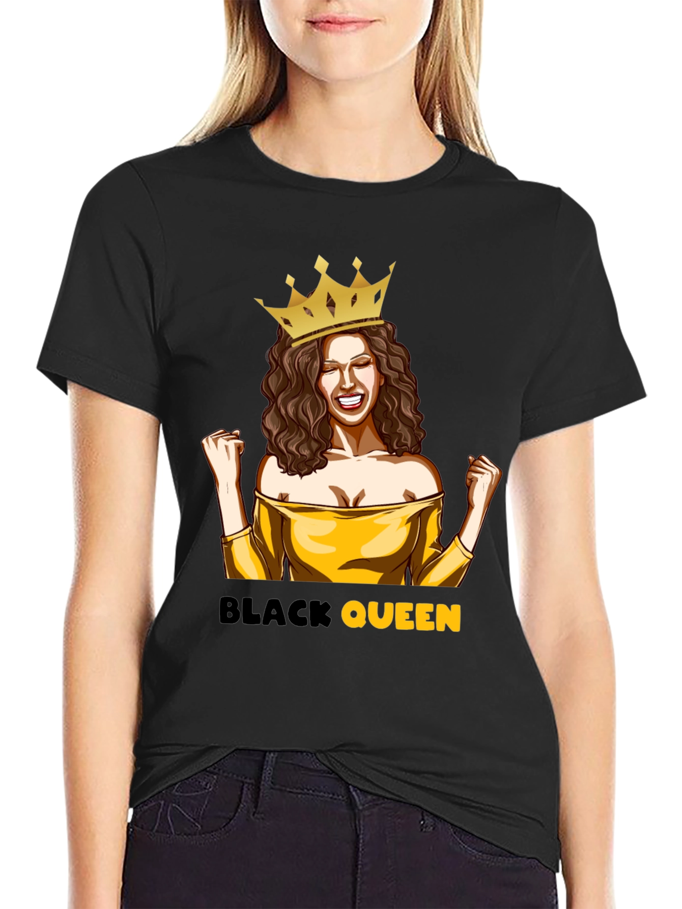 Black Queen Graphic T-Shirt - Stylish & Trendy