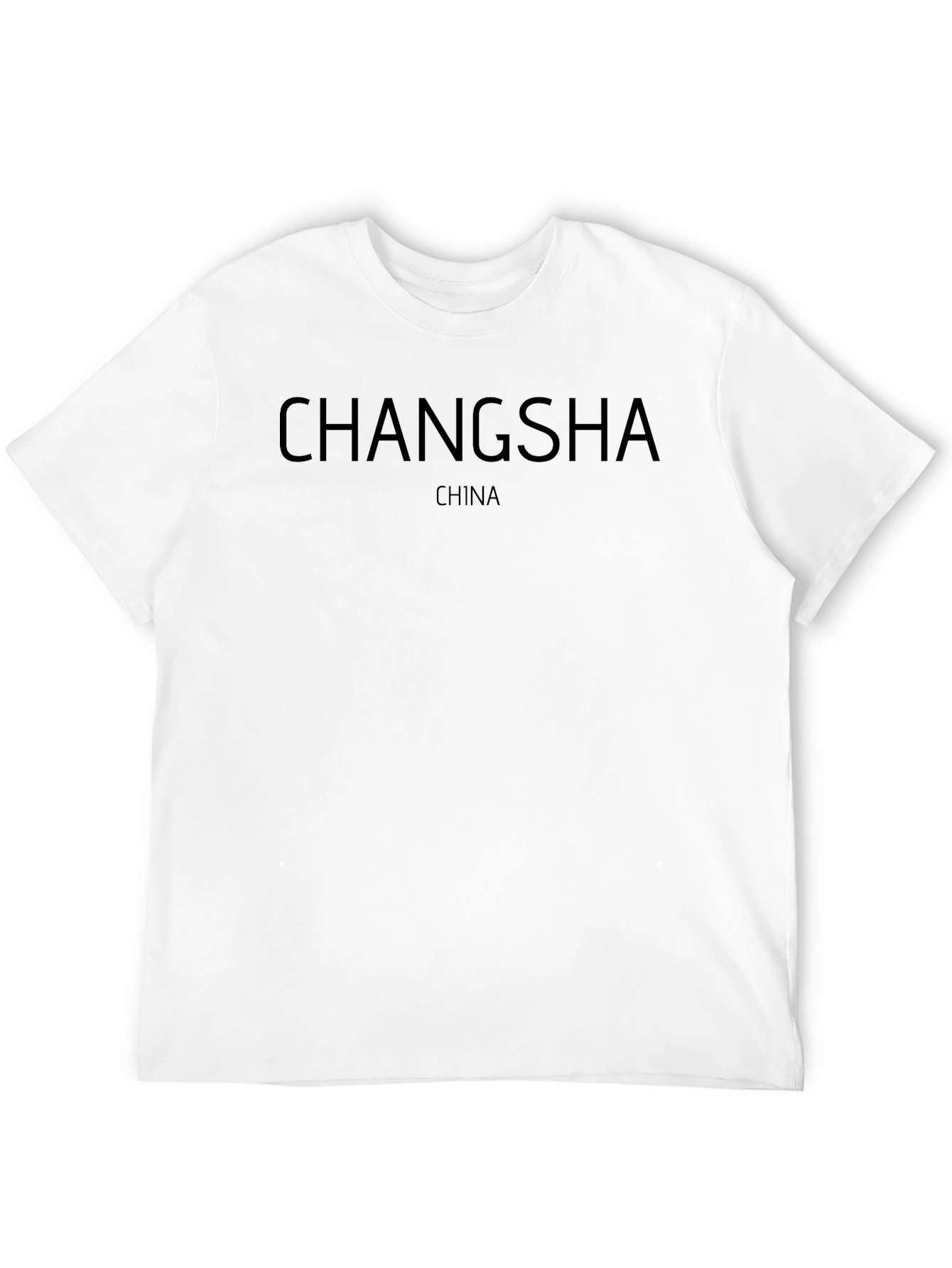 Changsha China Black Graphic T-Shirt
