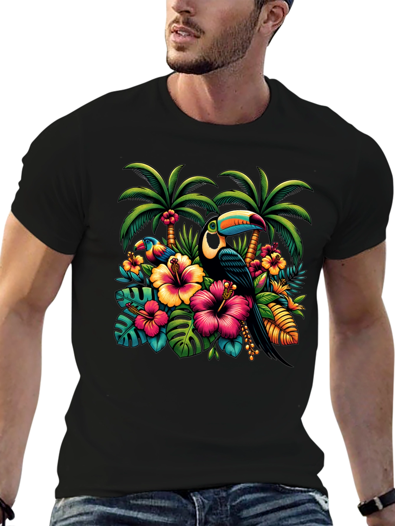 Tropical Toucan Graphic Tee