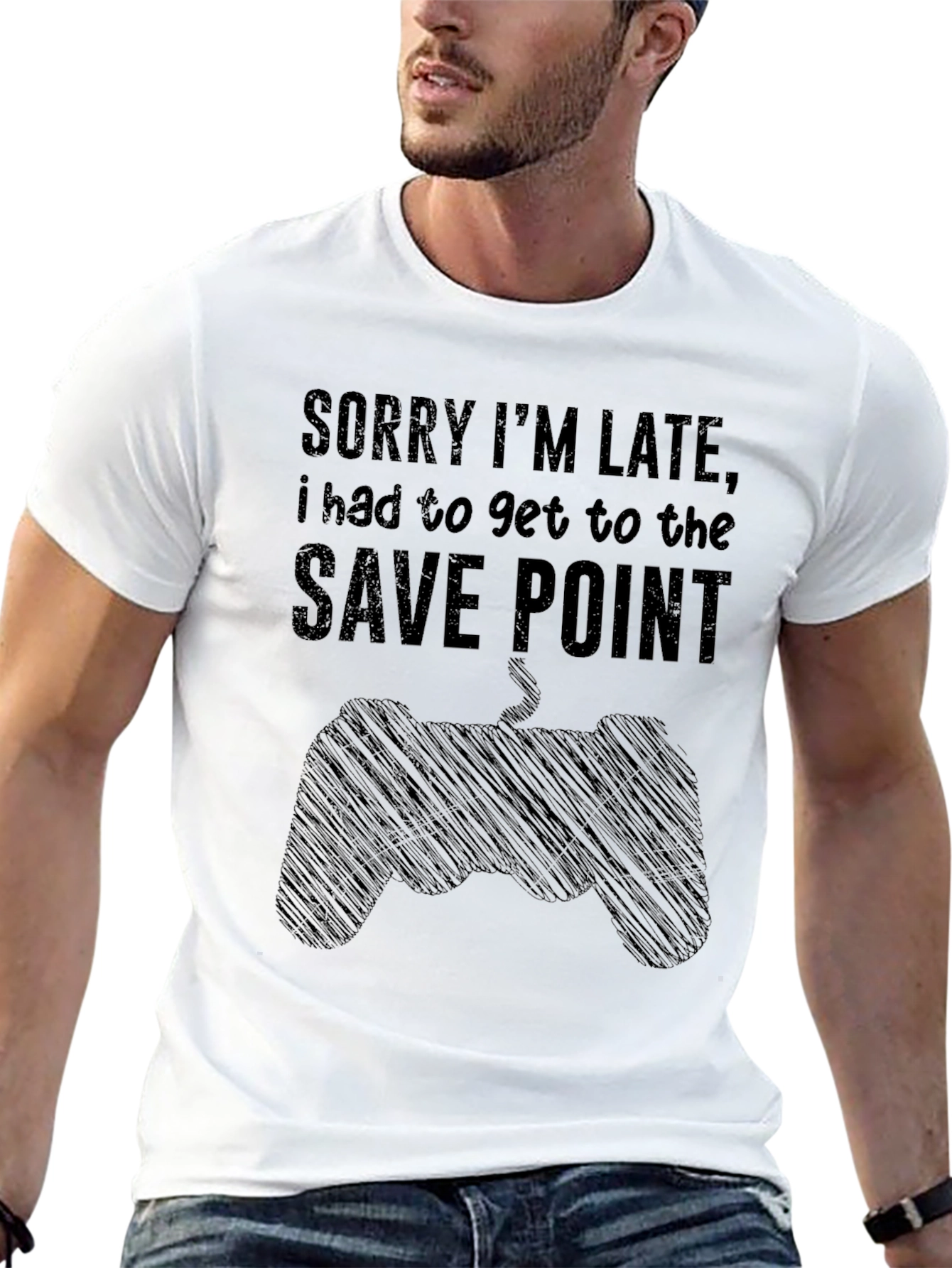 Gamer Save Point T-Shirt - Funny Video Game Tee