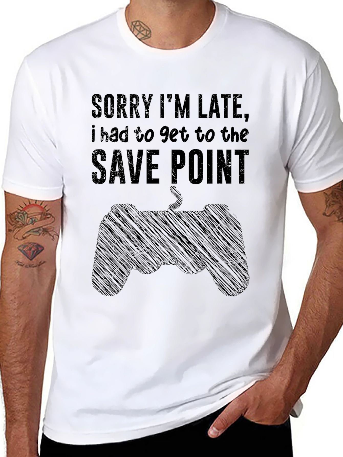 Gamer Save Point T-Shirt - Funny Video Game Tee