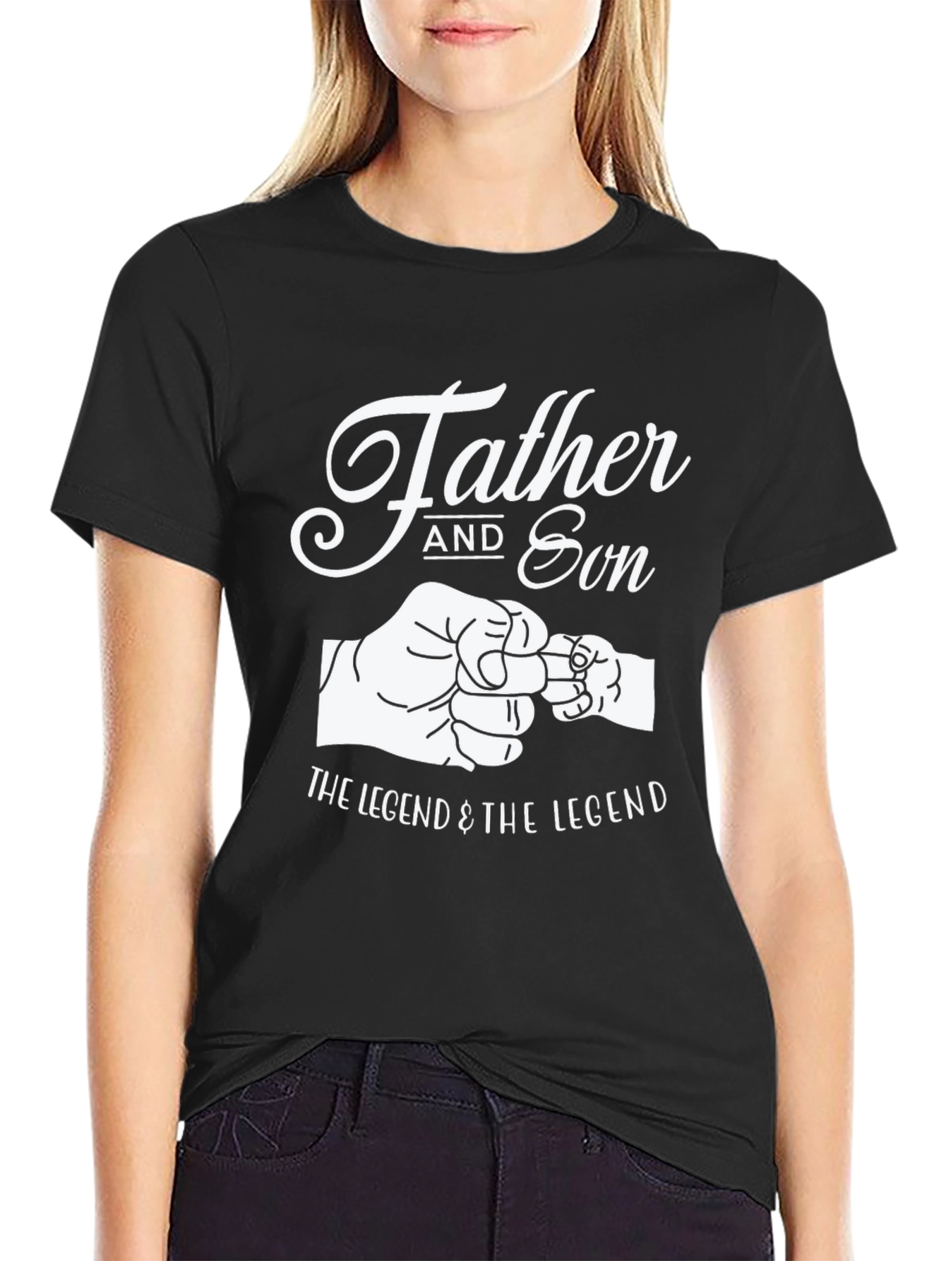 Father and Son Matching Graphic T-Shirt
