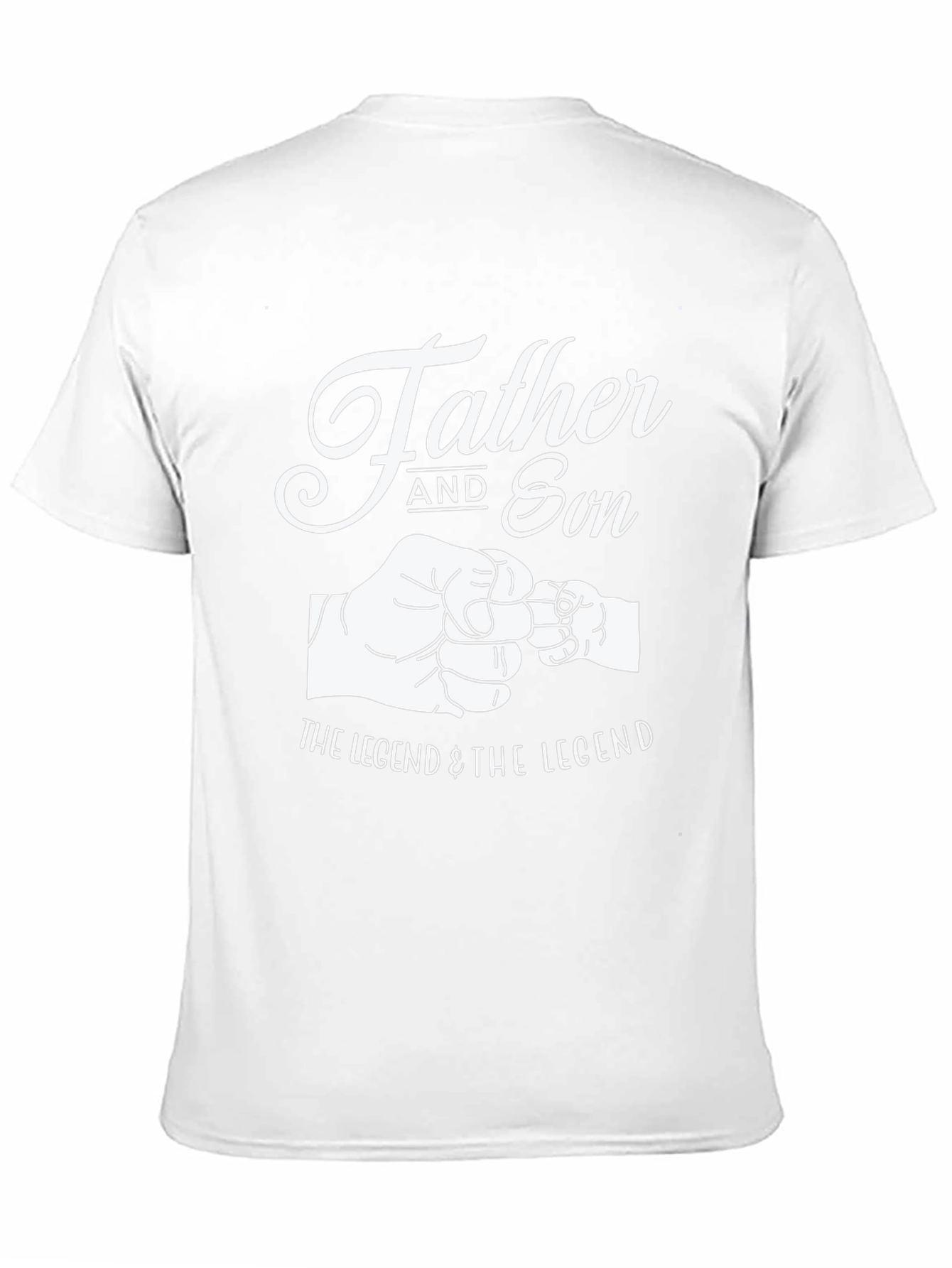 Father and Son Matching Graphic T-Shirt