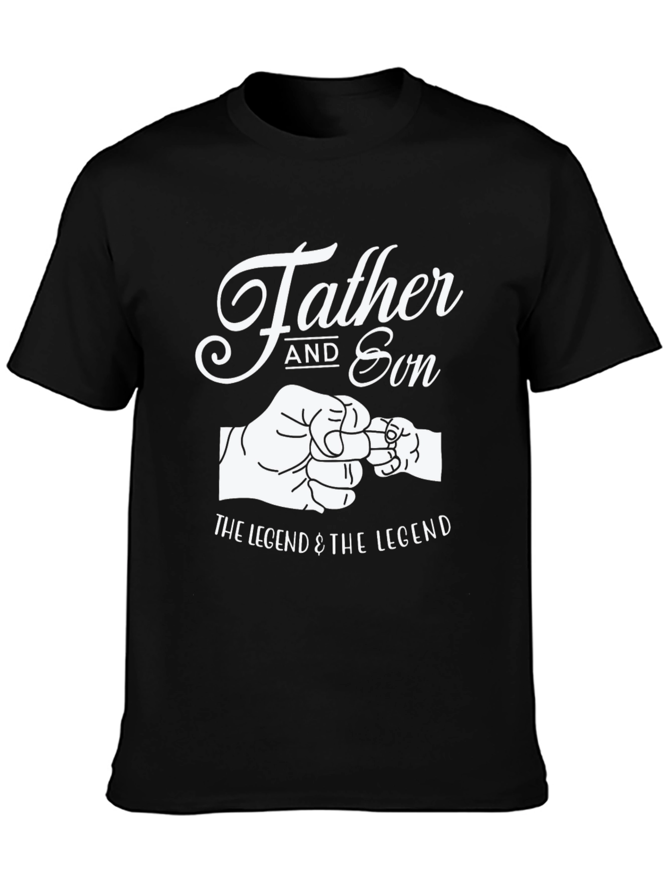 Father and Son Matching Graphic T-Shirt
