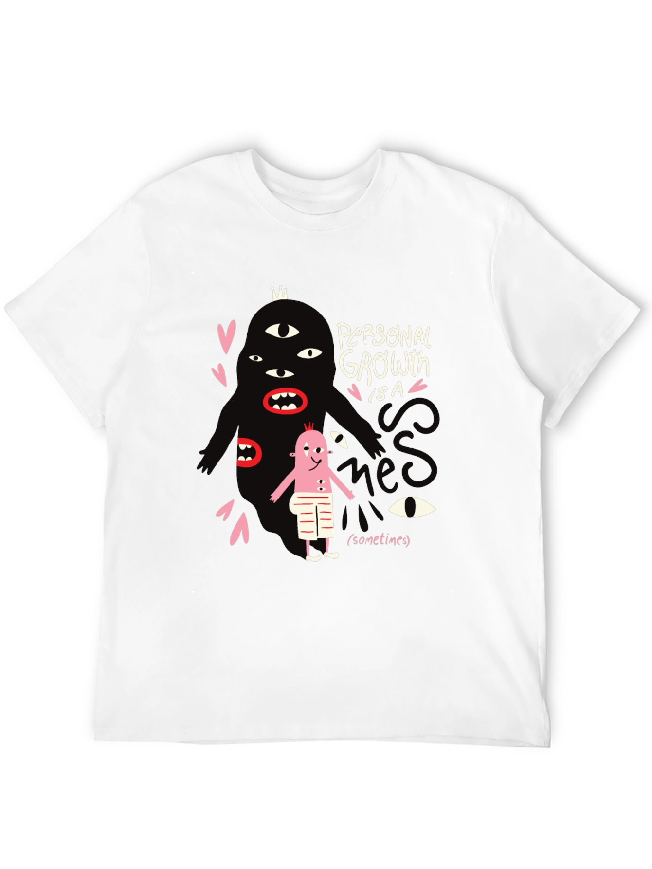 Mens Graphic Tee: Personal Growth Humor